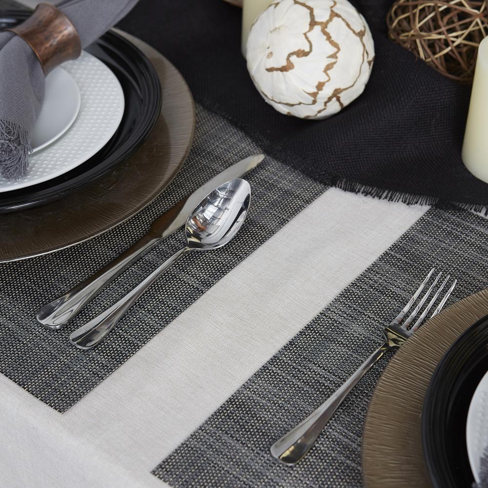 Grey Tweed PVC Placemat (Set of 6)