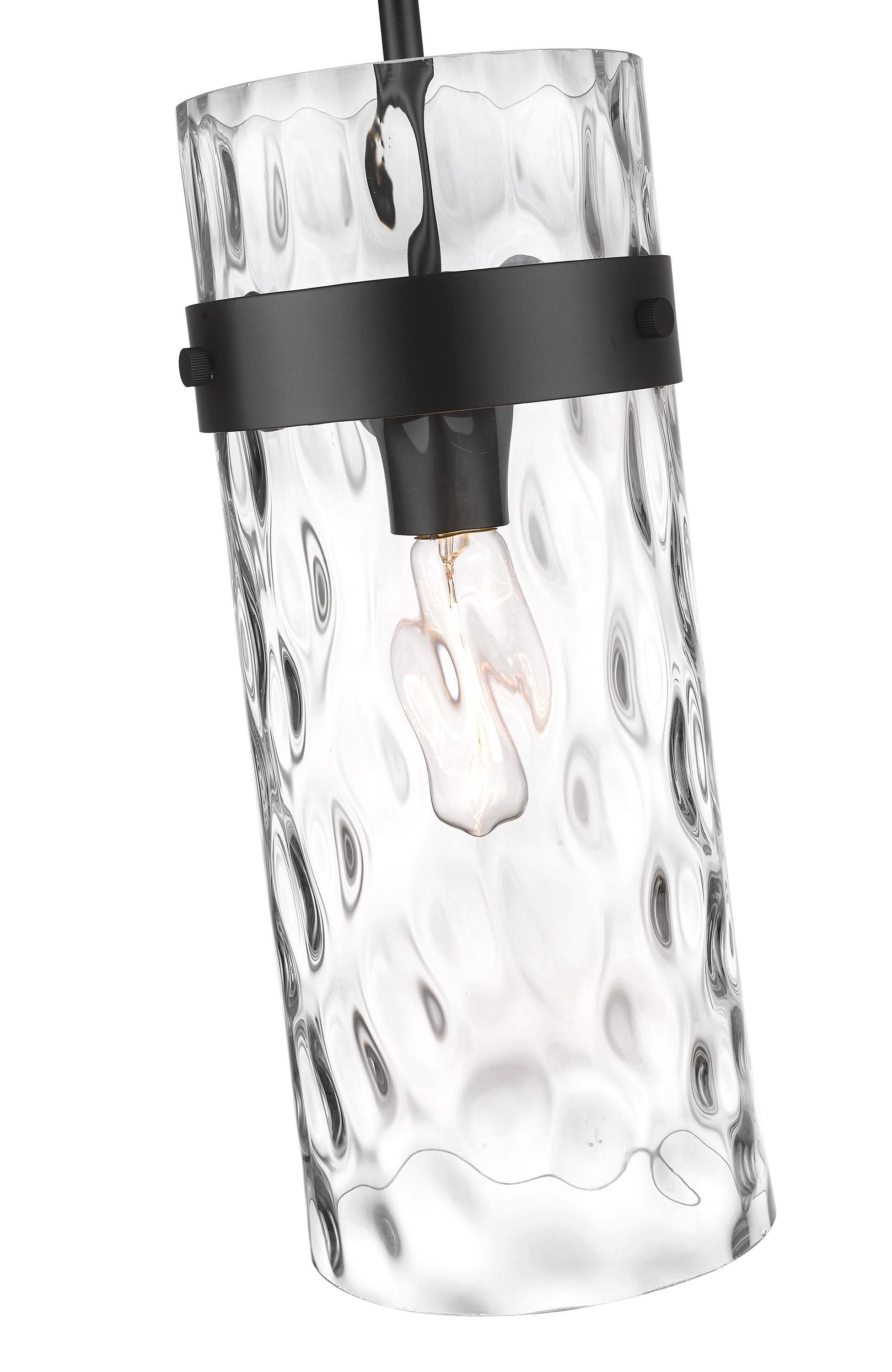 Z-Lite Fontaine 1 - Light Pendant in  Matte Black