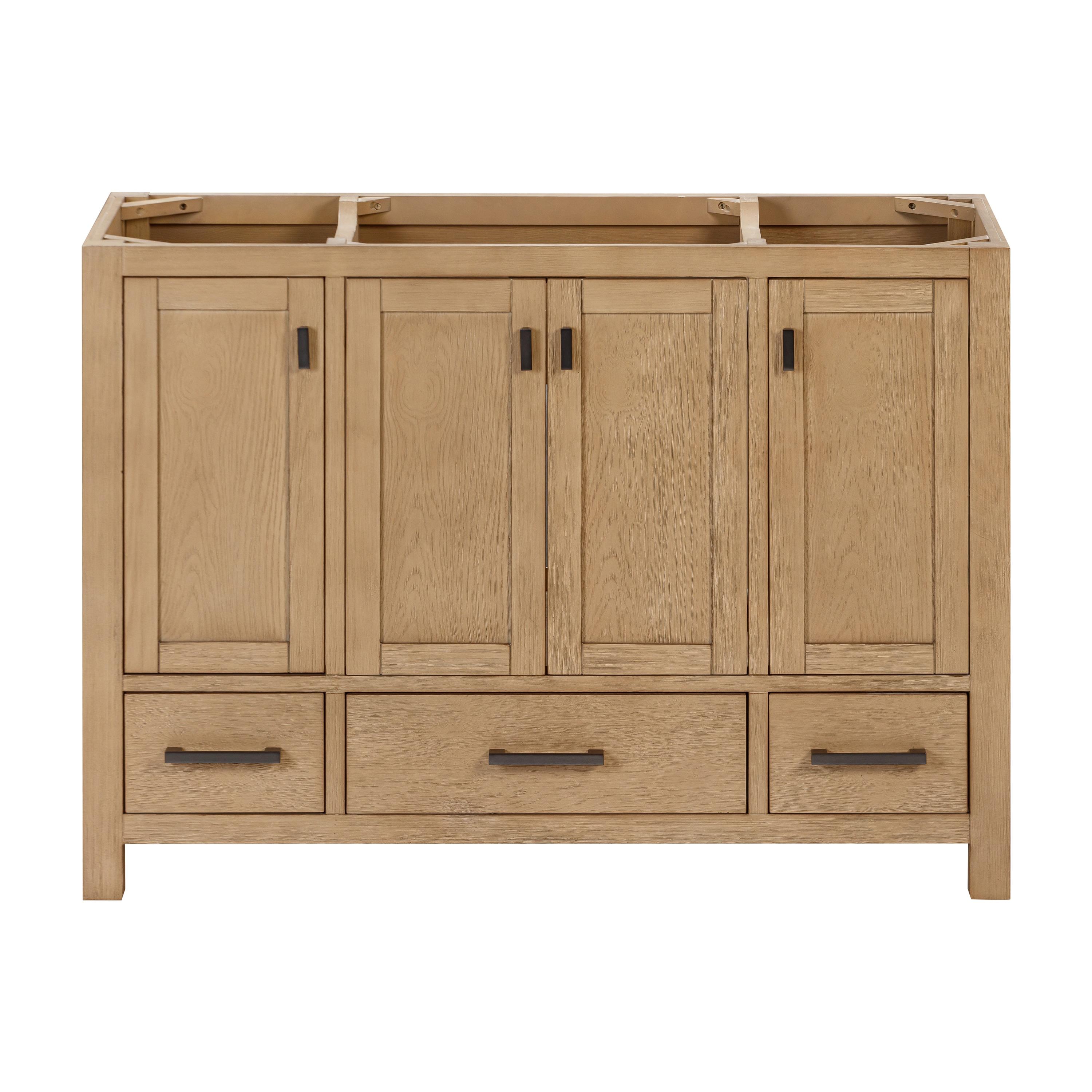 Modero 48'' Single Bathroom Vanity Base Only in Brushed Oak Finish