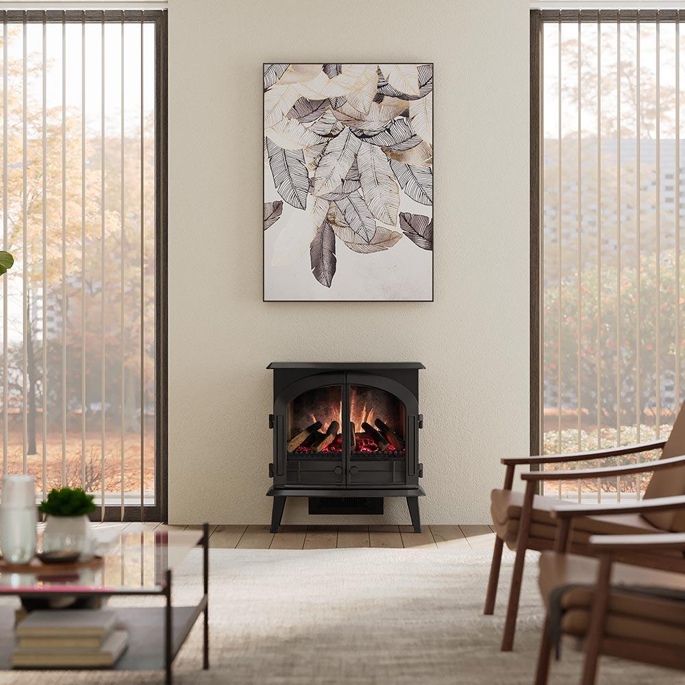 Modern Ember Modern Ember Harlowe 26-in Smart Electric Fireplace Stove Heater