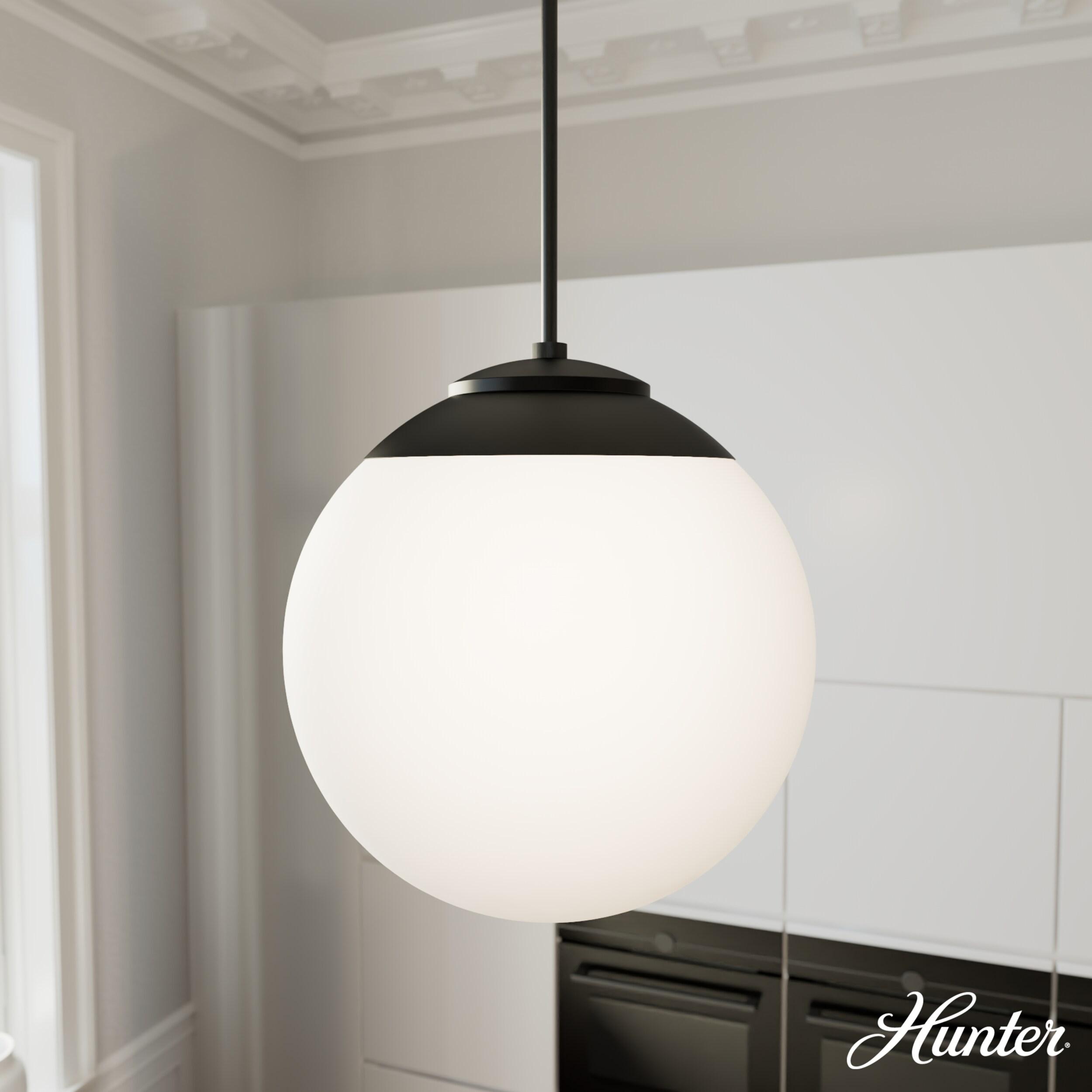 Hunter Fan Hepburn 1 - Light Sphere Globe Pendant
