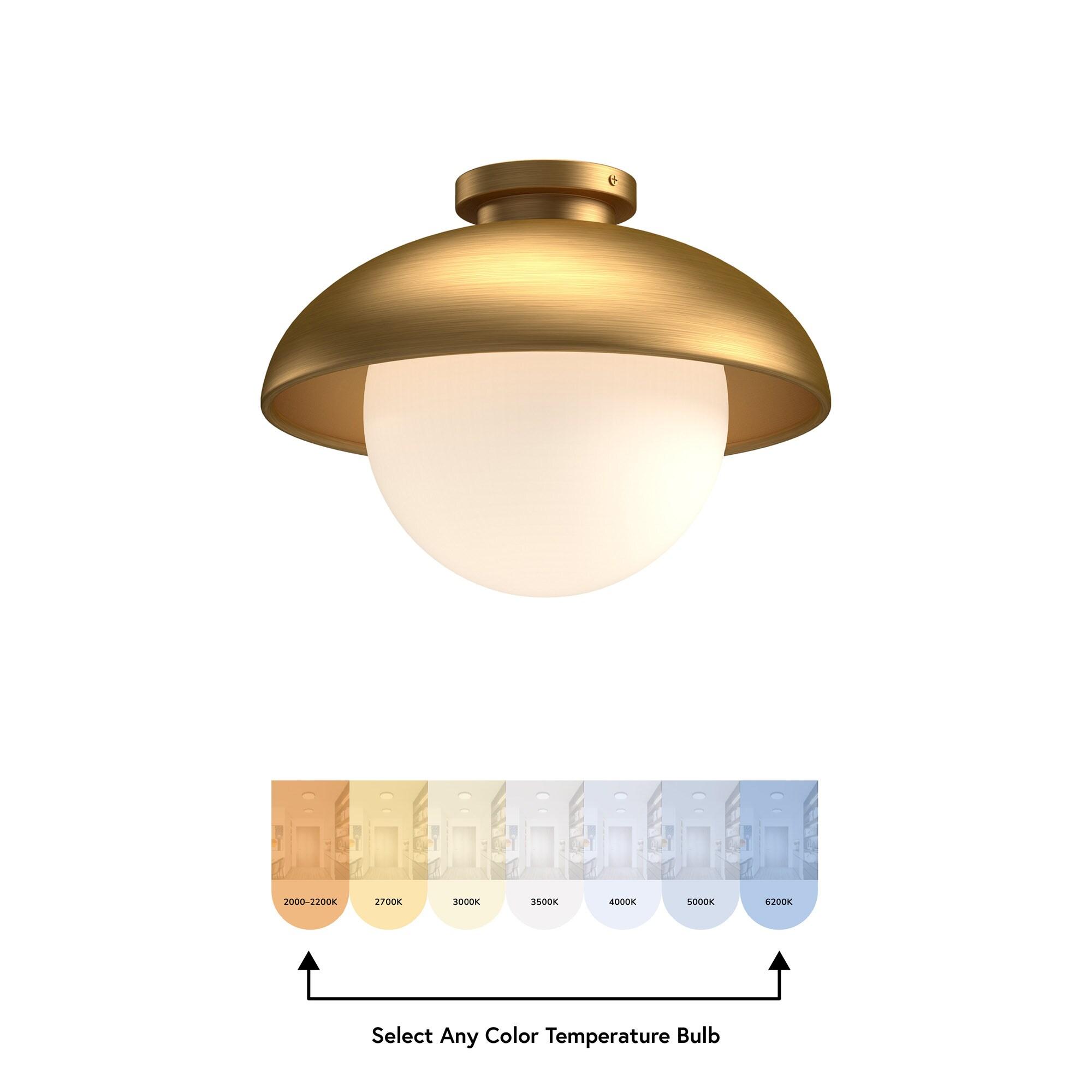 Alessia Glass Flush Mount