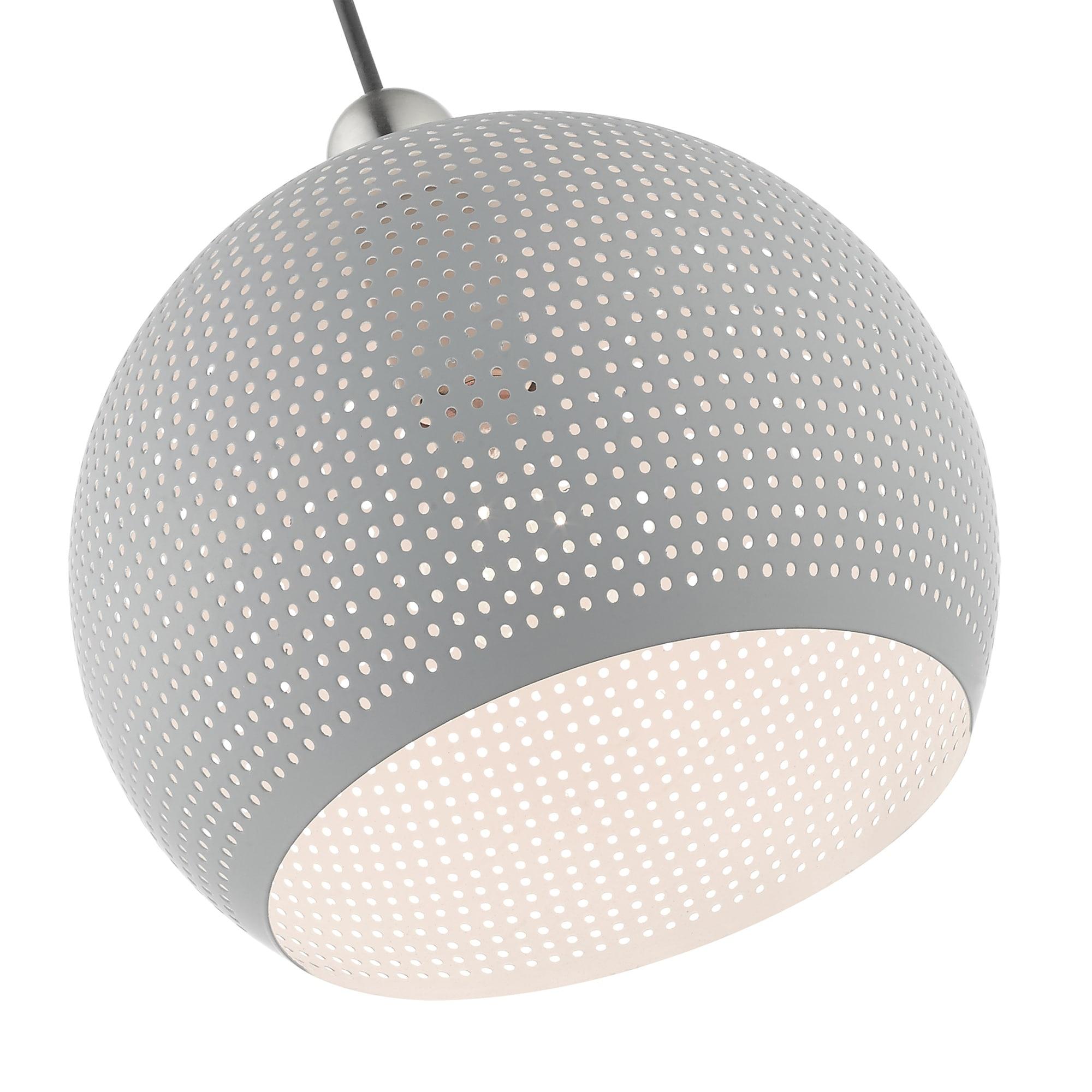 Livex Lighting Dublin 1 - Light Pendant in  Nordic Gray