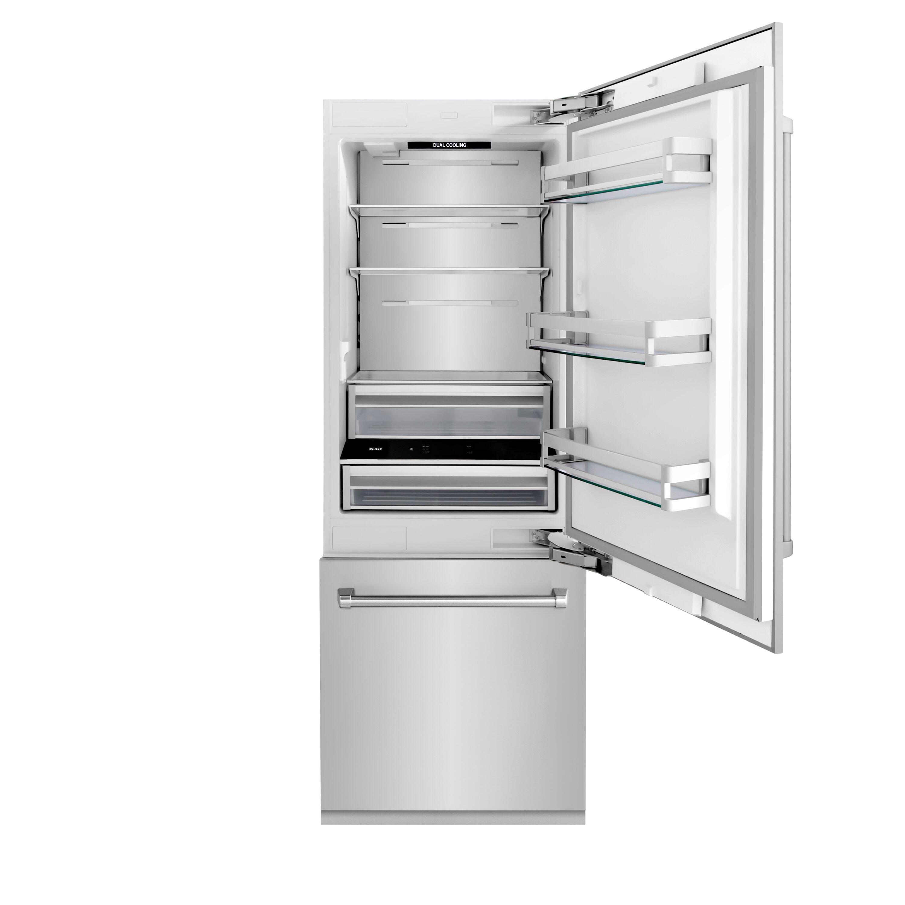 ZLINE KITCHEN AND BATH RBIV30430 bottom freezer built in refrigerator