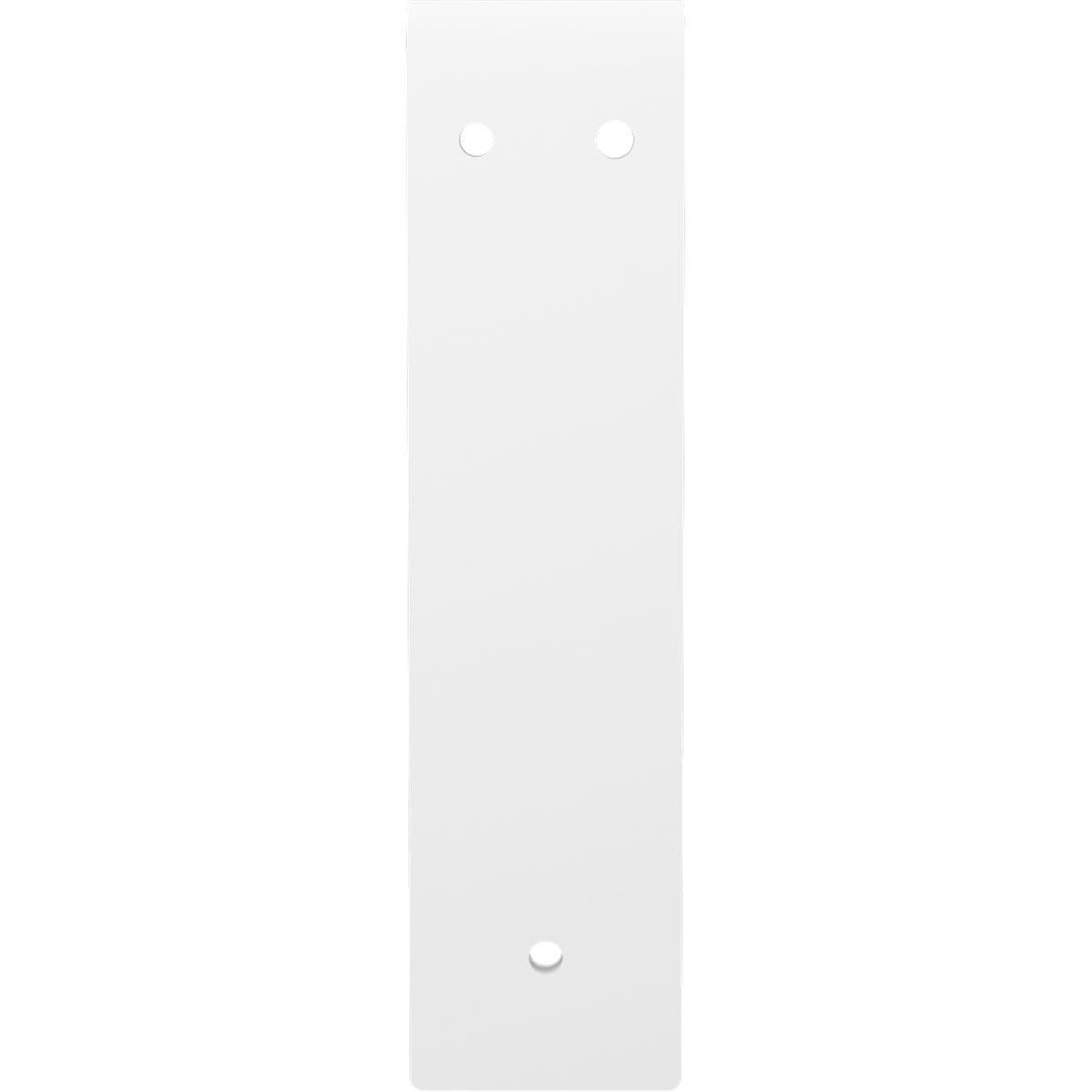 Ekena Millwork 2"W x 8"D x 8"H Legacy Steel Bracket, White Primer