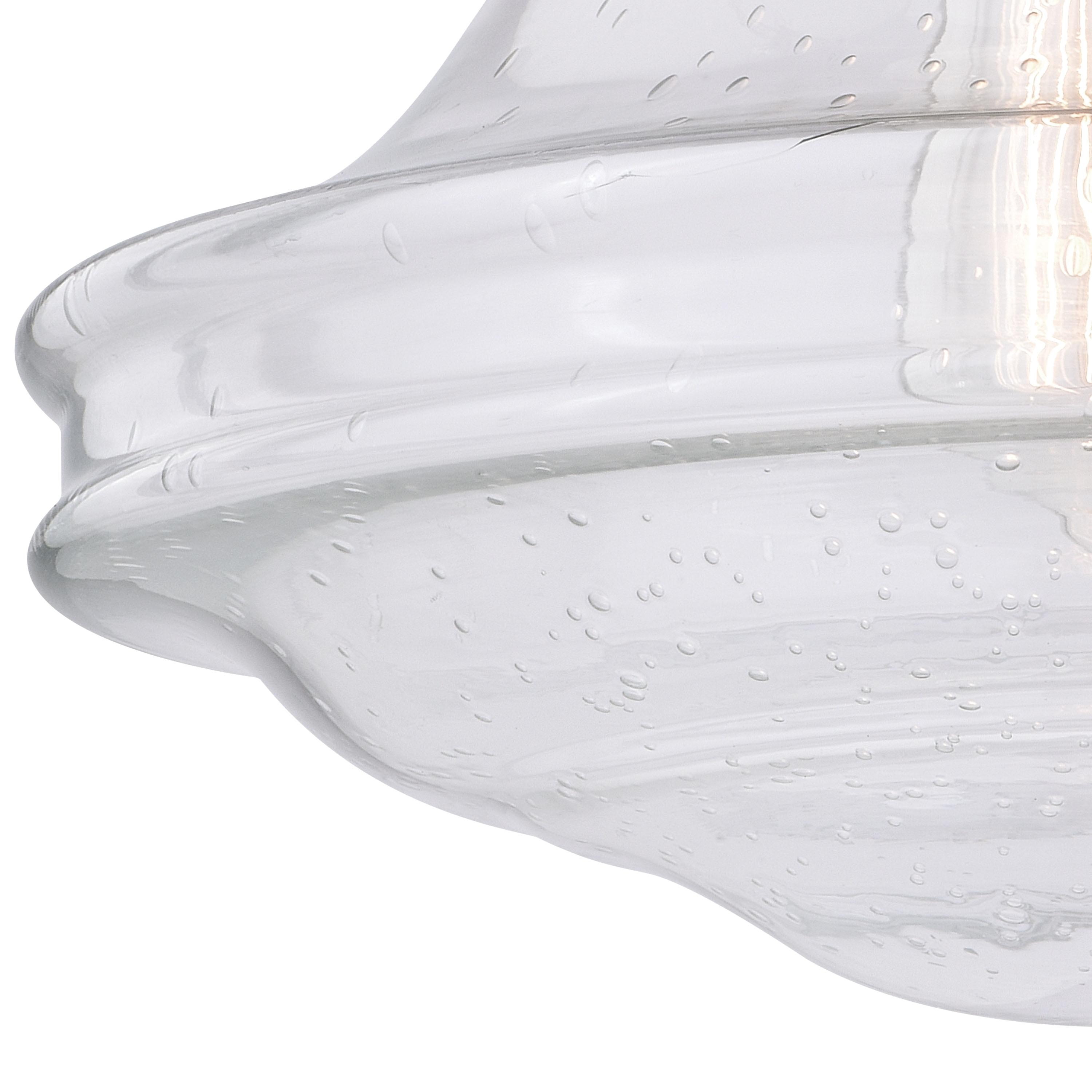 Vaxcel Huntley 1 - Light Flush Mount in  Satin Nickel