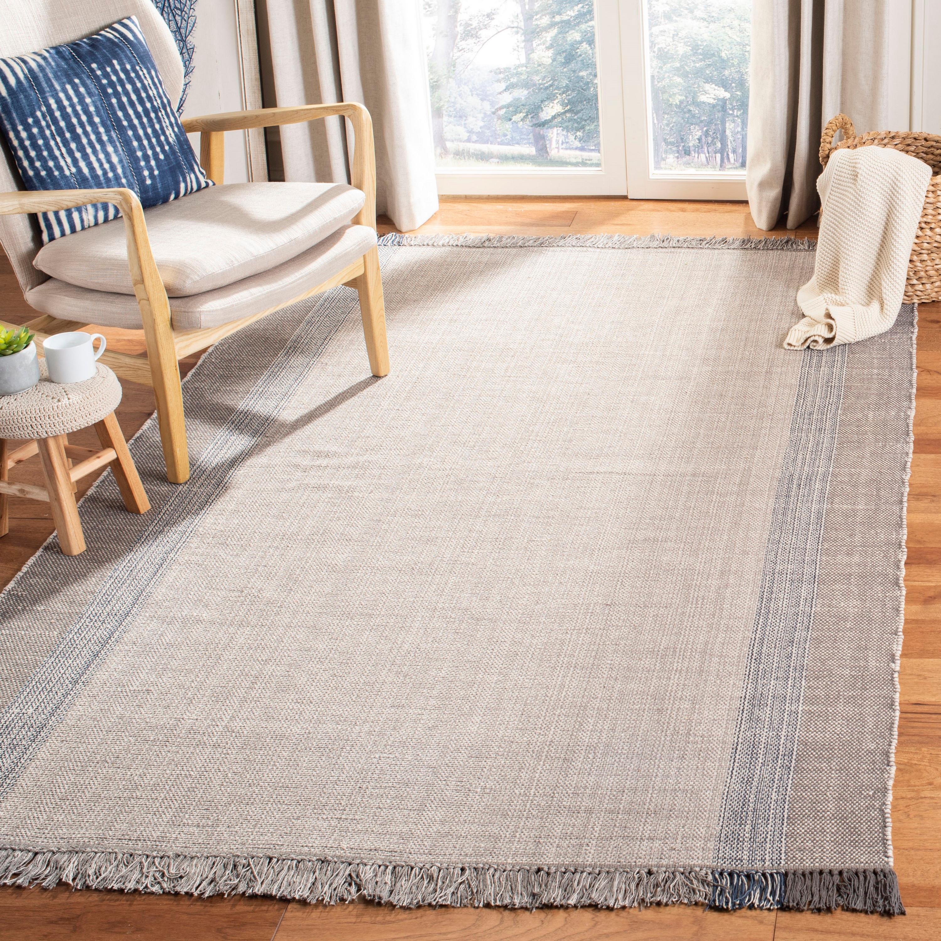 Montauk MTK301 Hand Woven Indoor Accent Rug - Blue/Grey - 3'x5' - Safavieh
