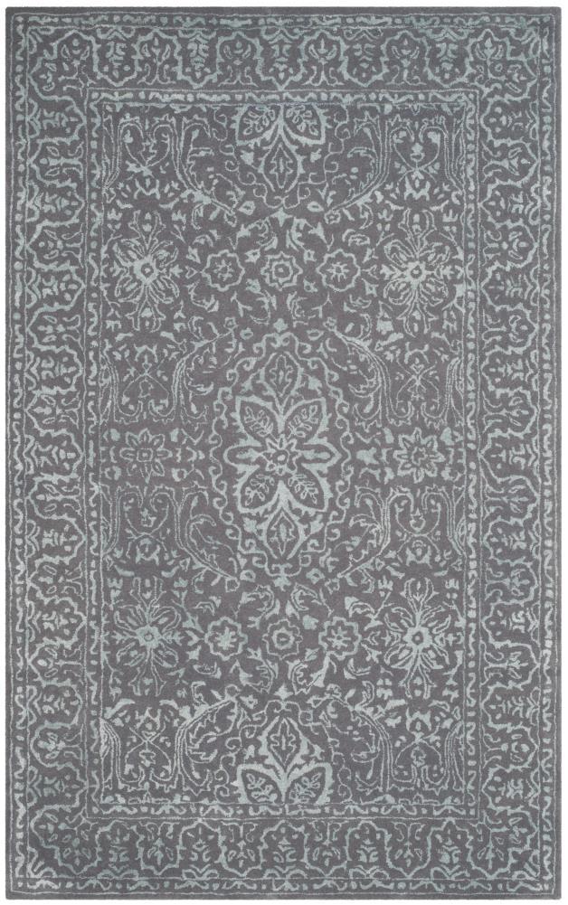 Glamour GLM516 Hand Tufted Area Rug - Opal/Grey - 5'x8' - Safavieh.
