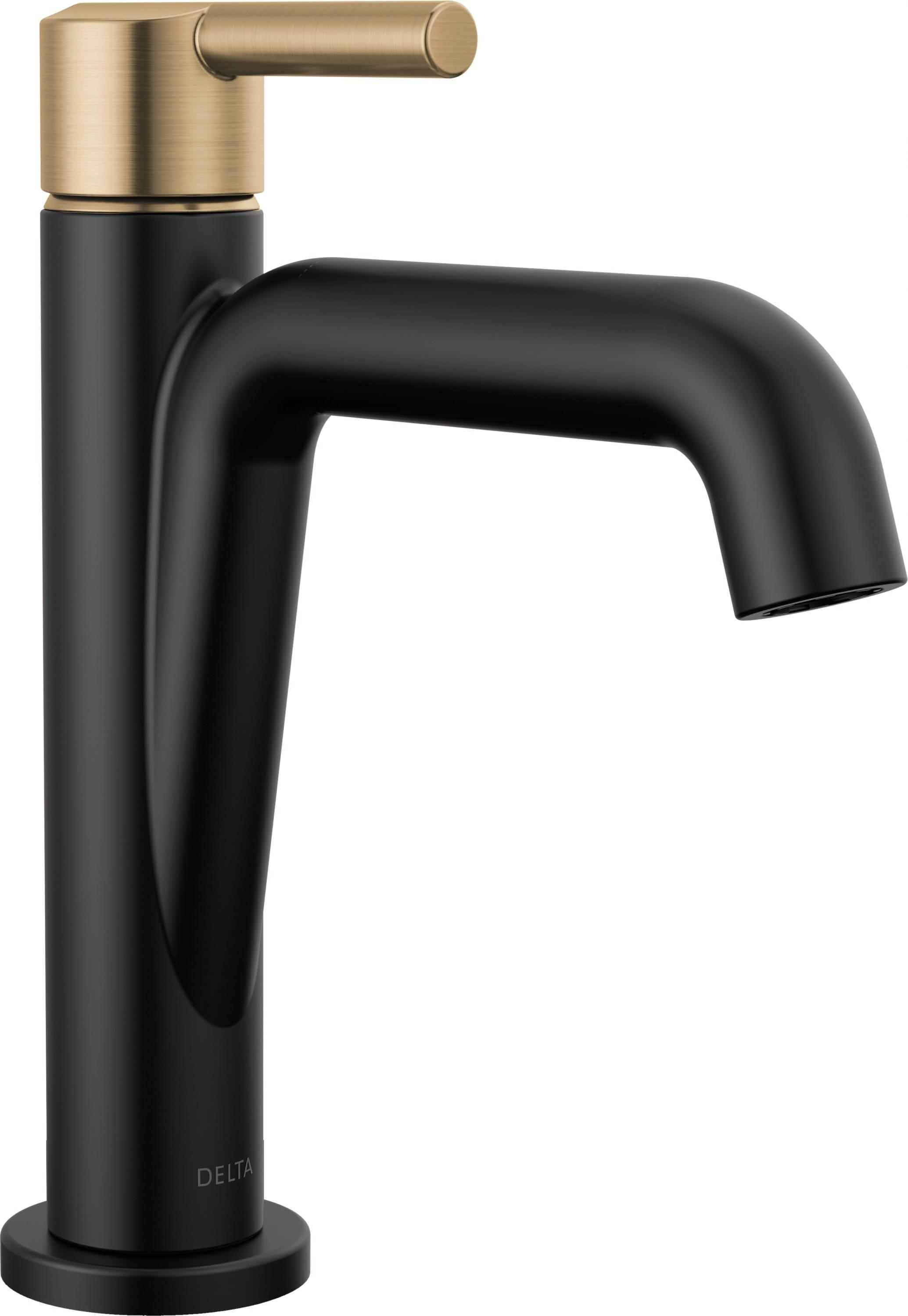 Single-Hole Single-handle Bathroom Faucet with Drain Assembly