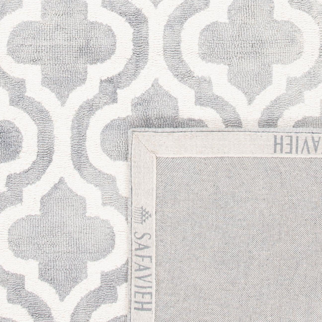 Dip Dye DDY537 Hand Tufted Indoor Runner - Grey/Ivory - 2'3"x12' - Safavieh