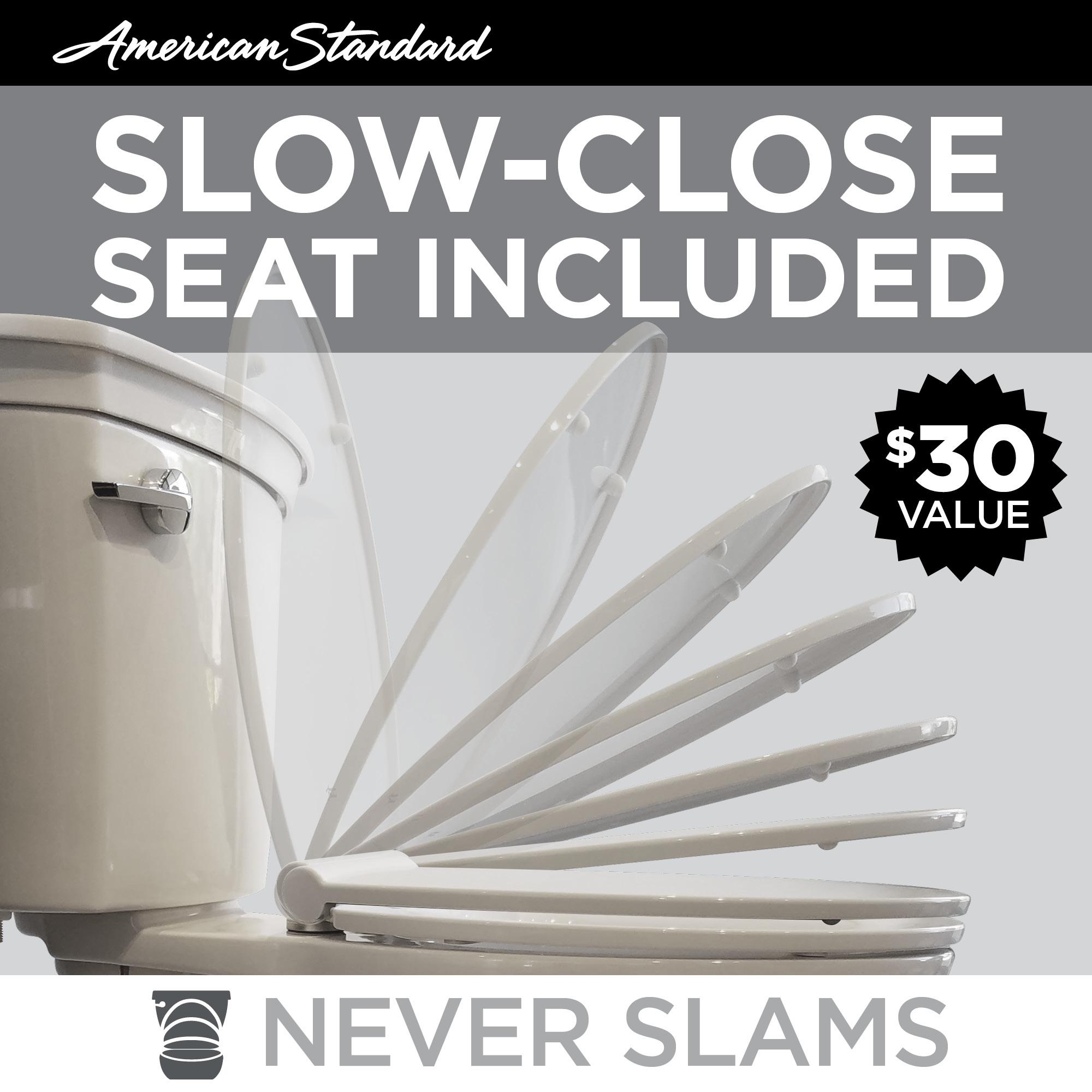 American Standard Champion 4 Toilet with Toilet Seat Elongated Chair Height