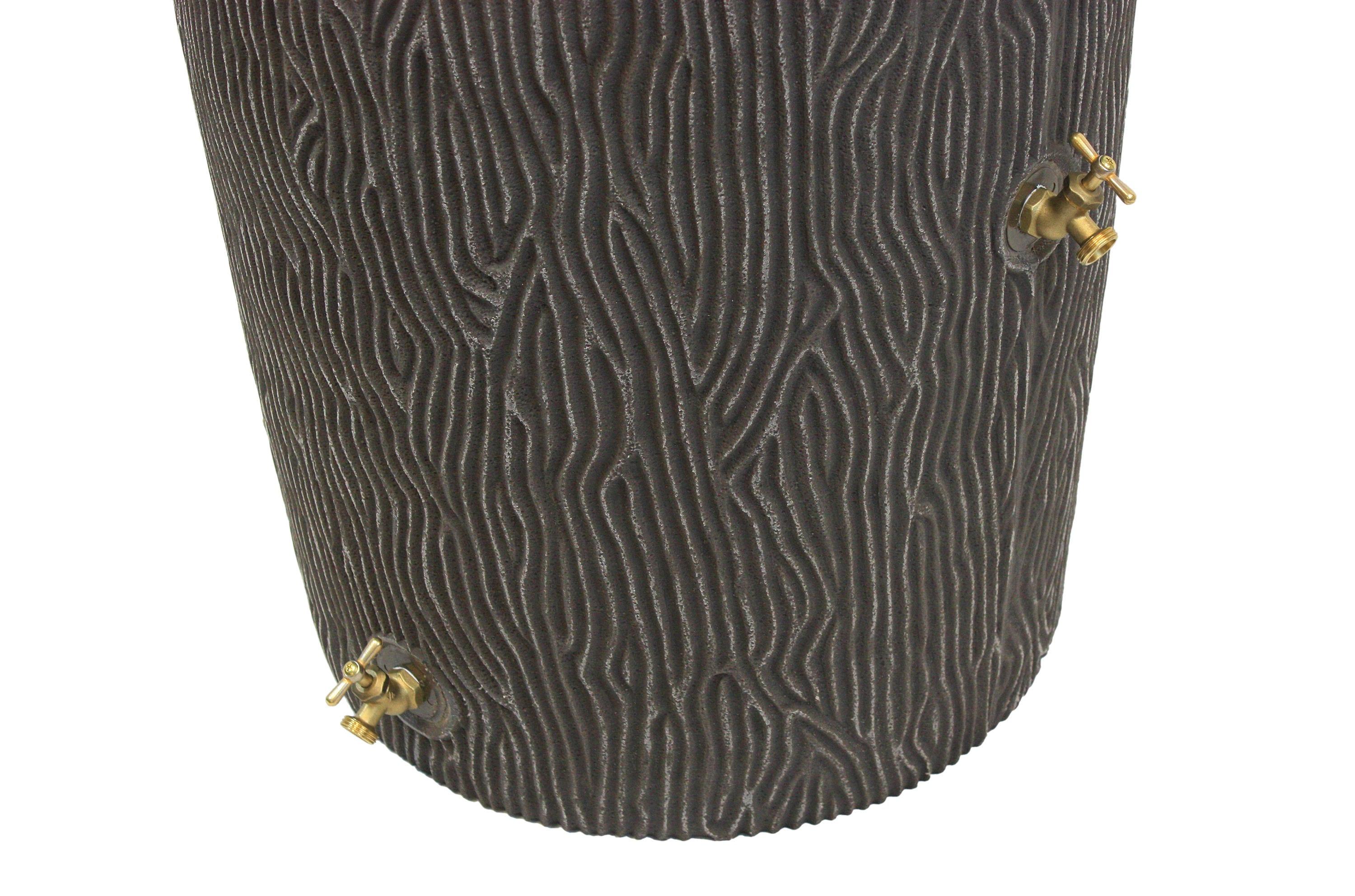 Good Ideas Good Ideas 50 Gallons Plastic Drainable Dual Overflow Planter Rain Barrel