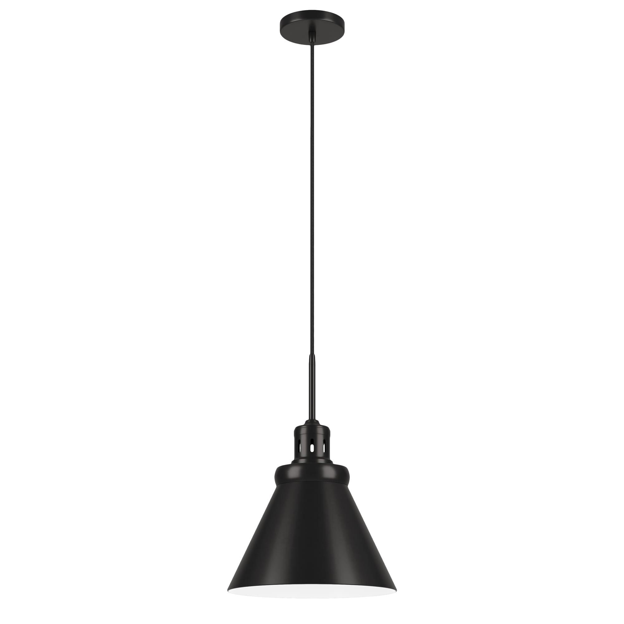 Evelyn&Zoe 17" Blackened Bronze Pendant