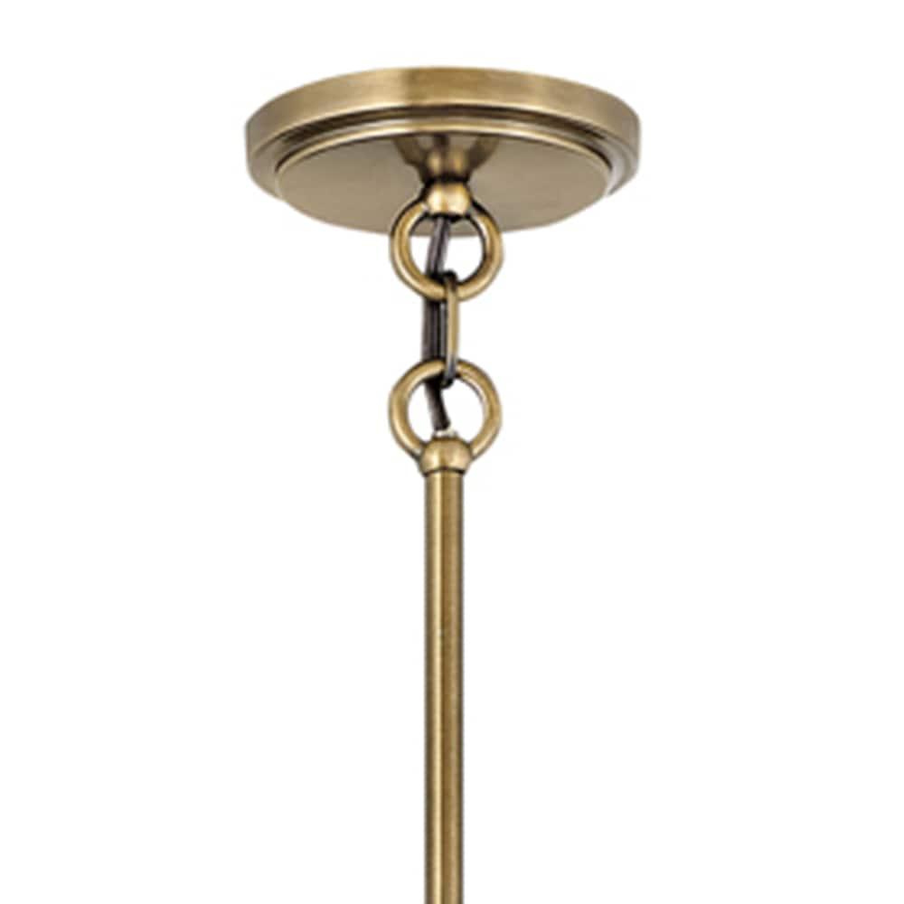 4895WS-Hinkley Lighting-Clarke - 4 Light Large Pendant in Traditional-Transitional Style - 24.5 Inches Wide by 25.25 Inches High-Warm Brass Finish
