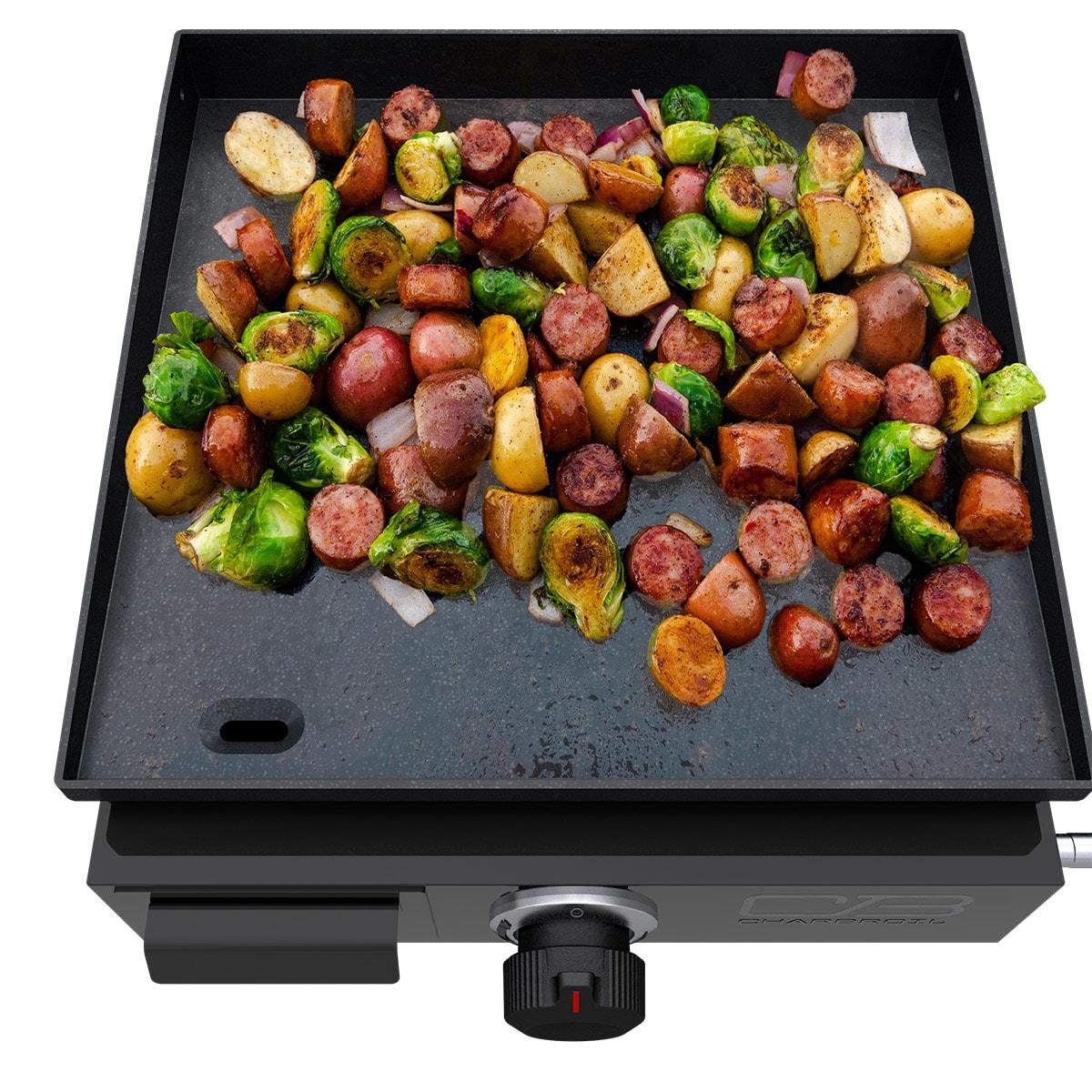 Charbroil Performance Series 17" Portable Flat Top Gas Griddle, Black