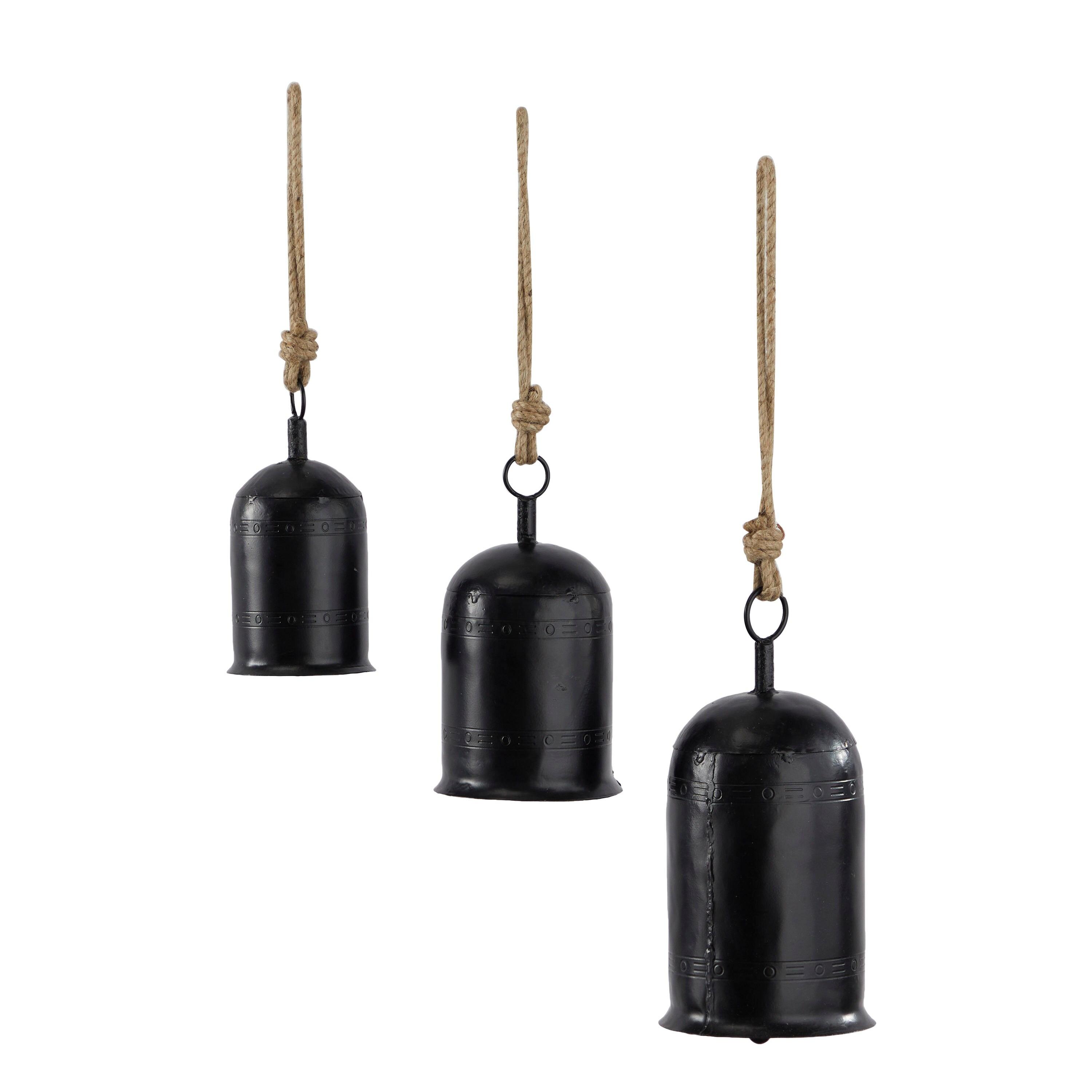 Grayson Lane 3 -Pack Black Metal Rustic Decor set