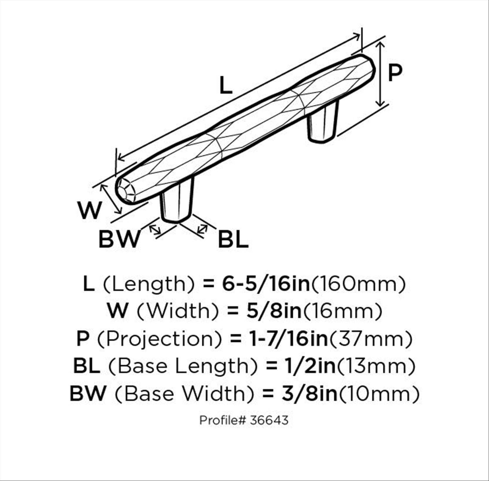 St. Vincent 3 3/4" Center to Center Bar Pull