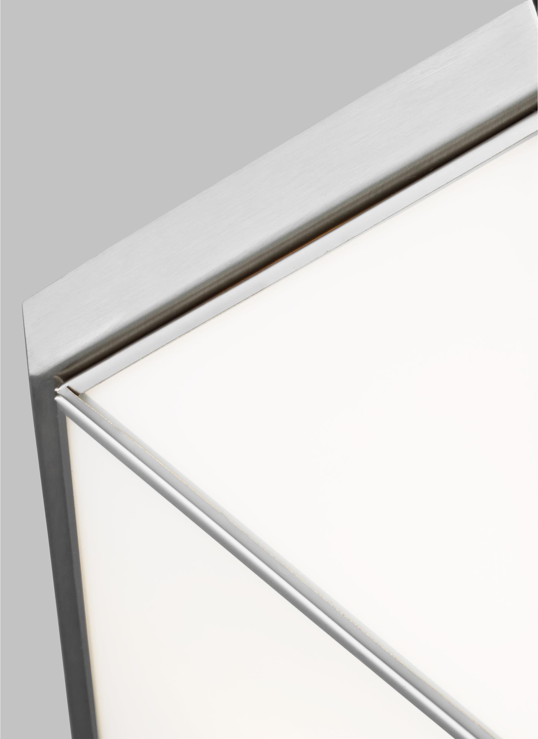 Morrison 20'' Brushed Nickel Indoor/Outdoor Flush Mount with Glass Shade