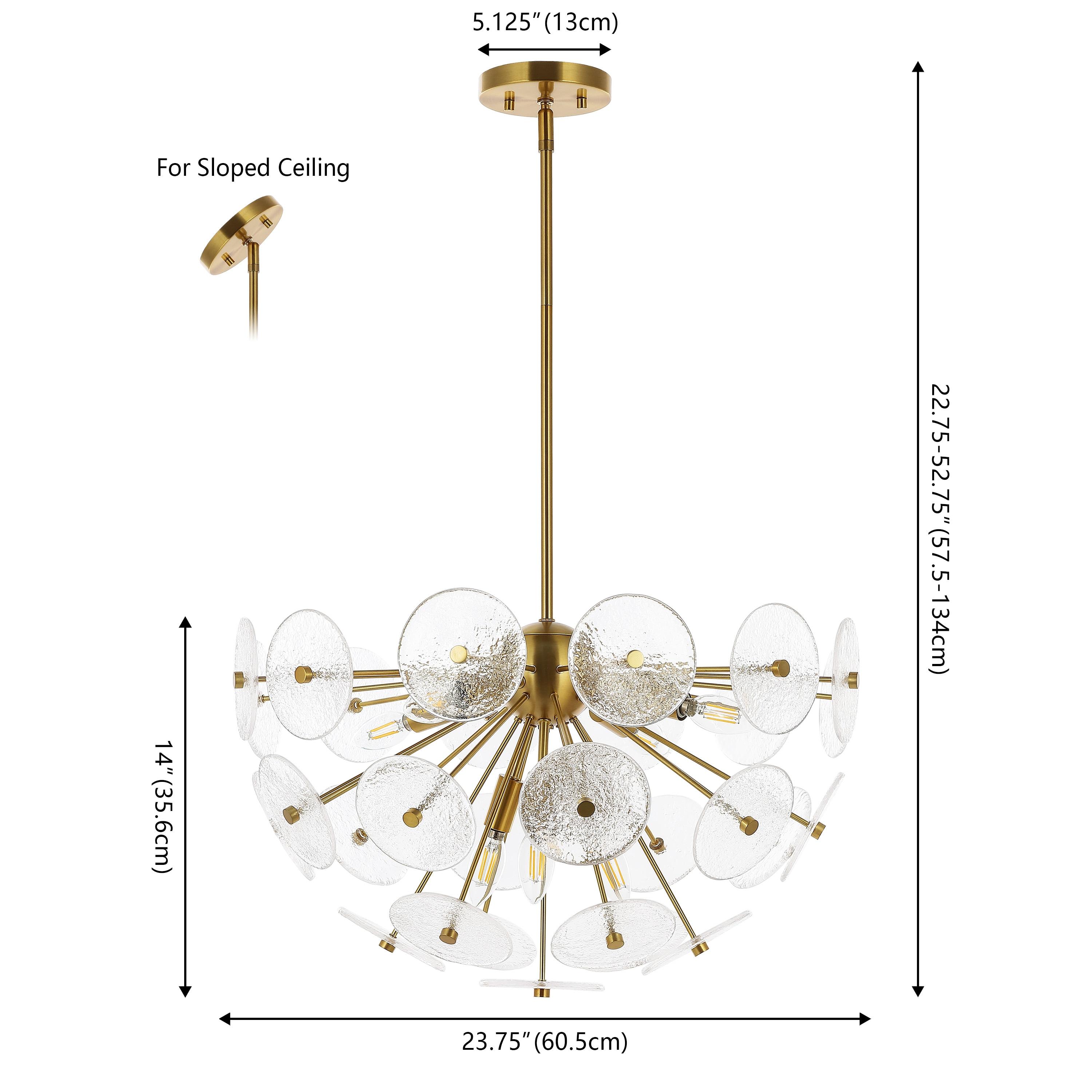 Miri 6 Light 23.75" Pendant - PND4198 - Brass - Safavieh
