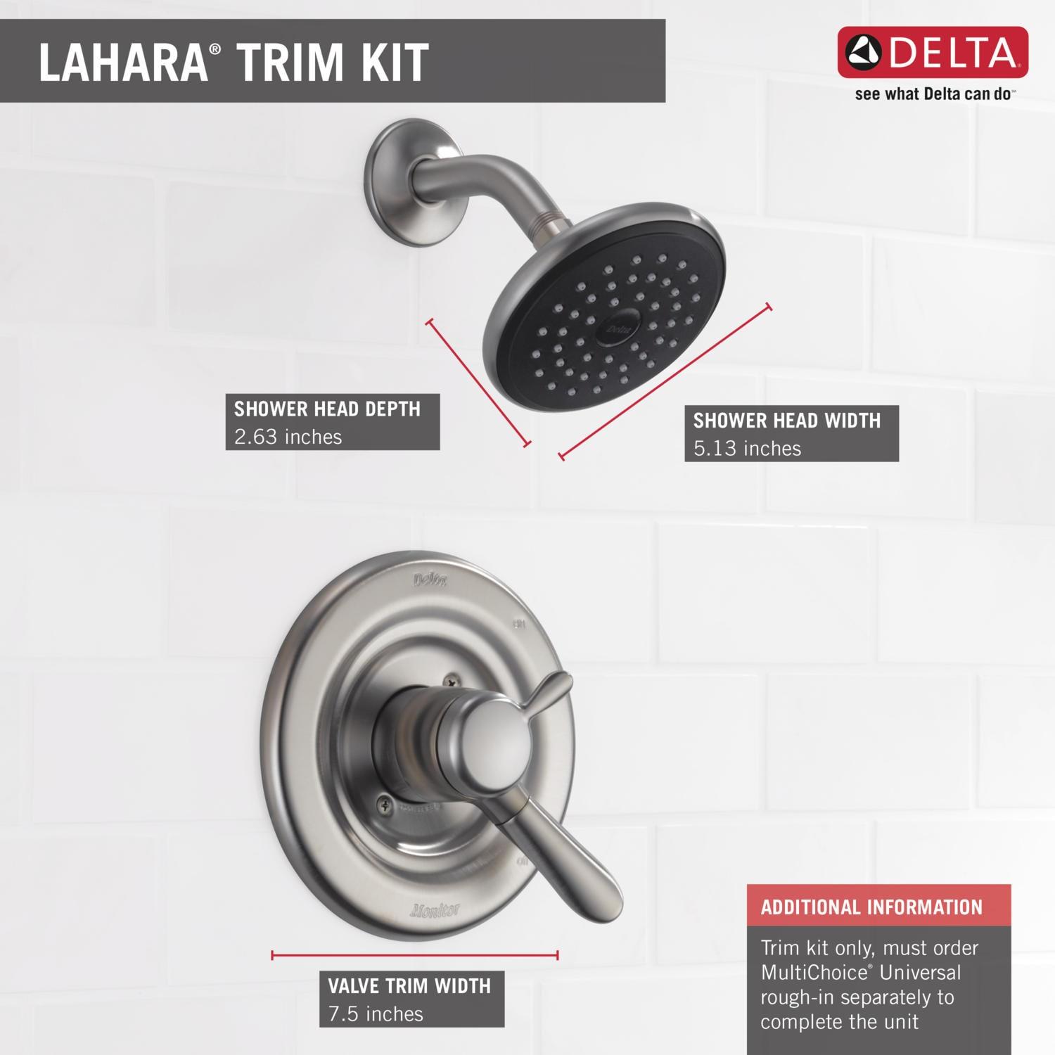 Lahara 17 Series Dual-Function Shower Faucet Set, Shower Handle Trim Kit