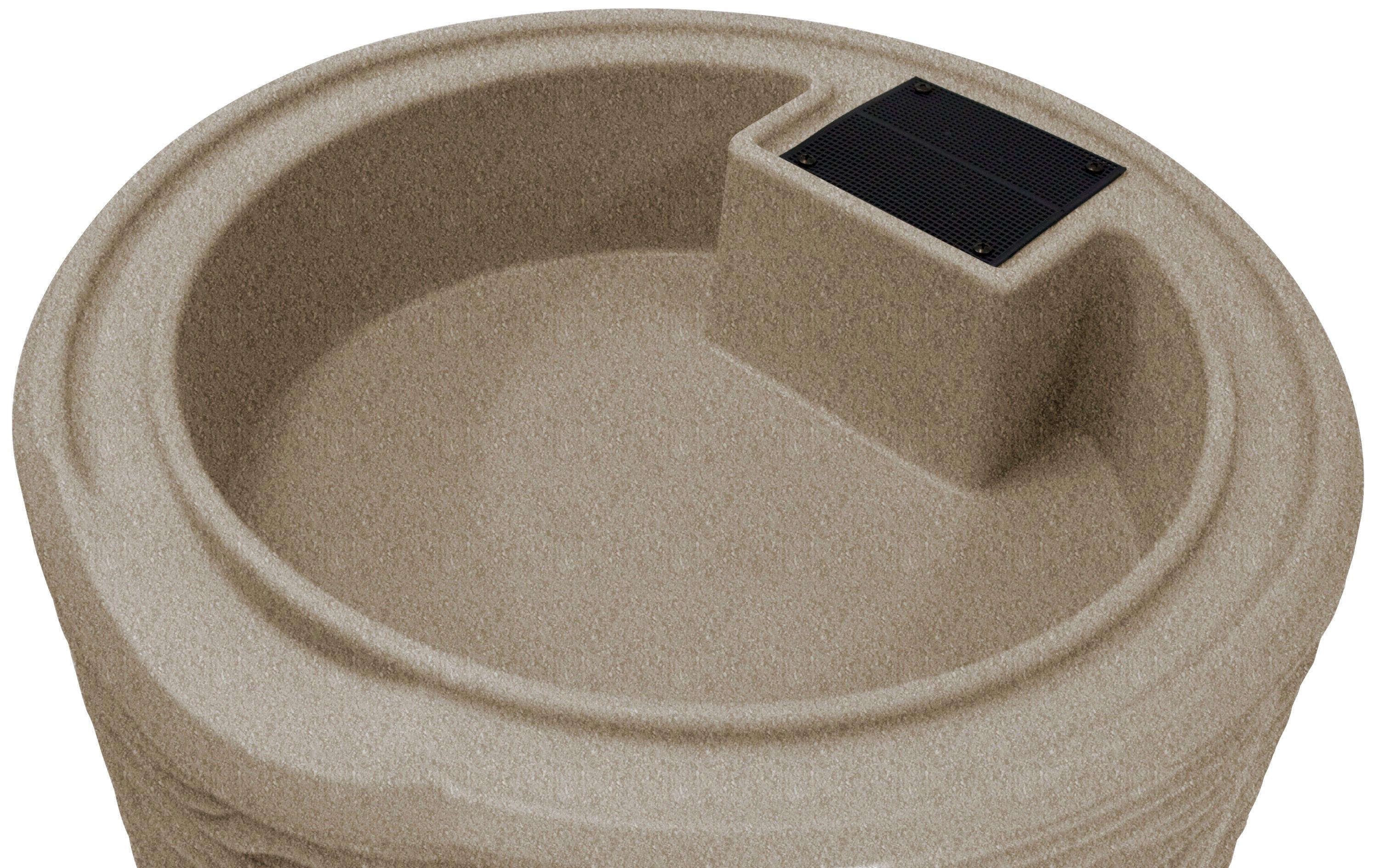 Good Ideas Impressions Palm 50-Gallon Rain Barrel - Sandstone