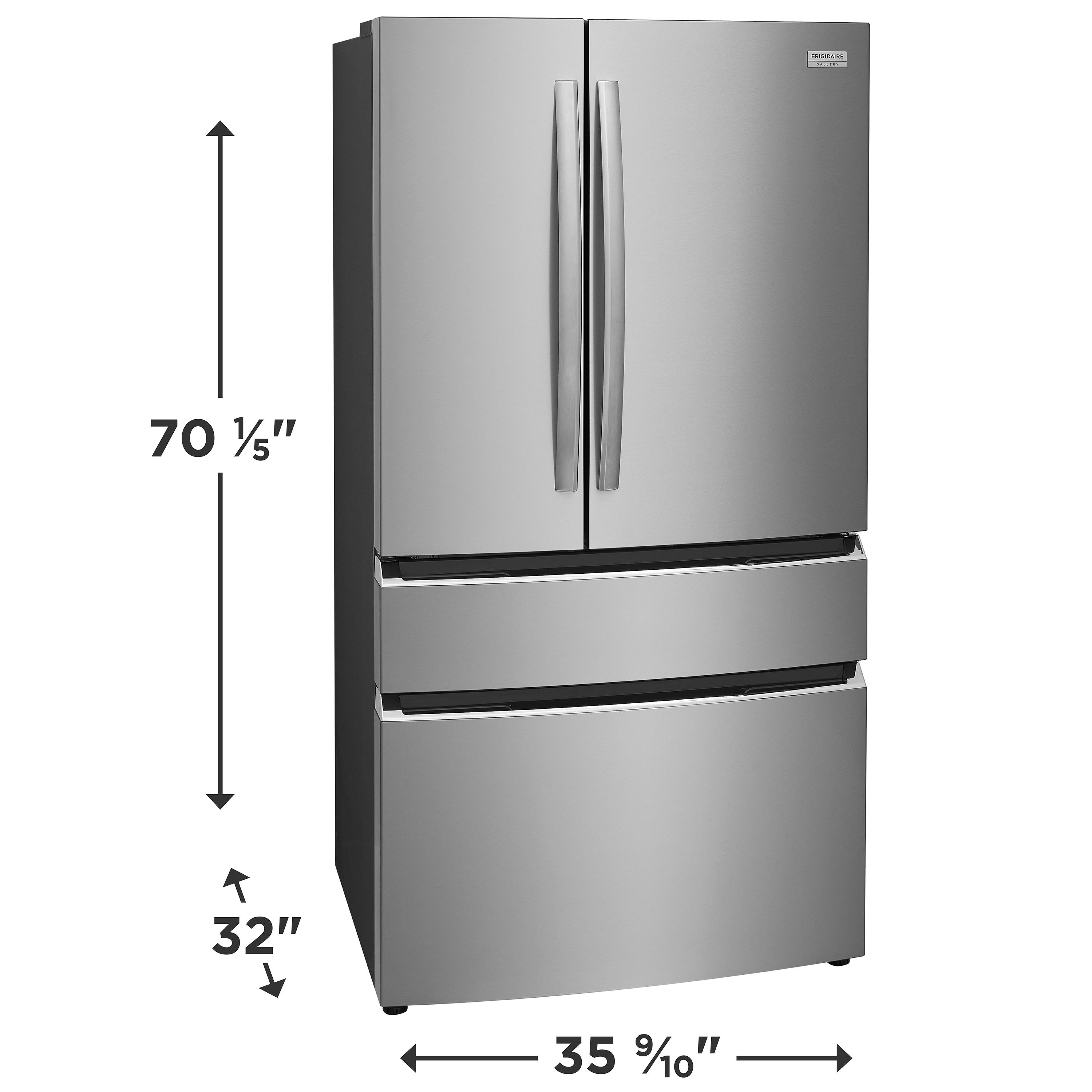 Frigidaire Frigidaire 36" 22.1 Cubic Feet French Door Refrigerator GRMG2272CF