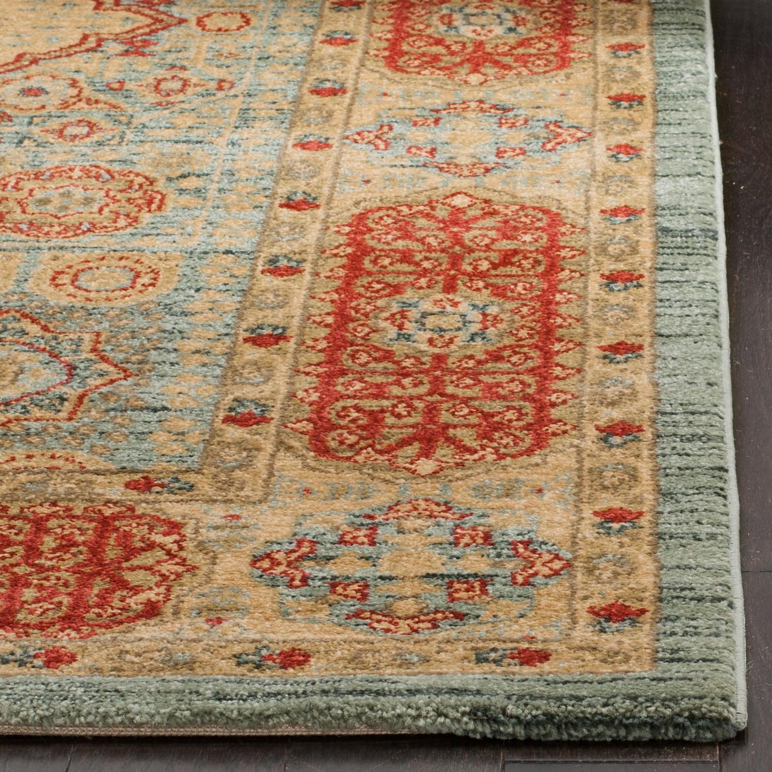 Mahal MAH622 Power Loomed Indoor Area Rug - Navy/Red - 6'7"x9'2" - Safavieh.
