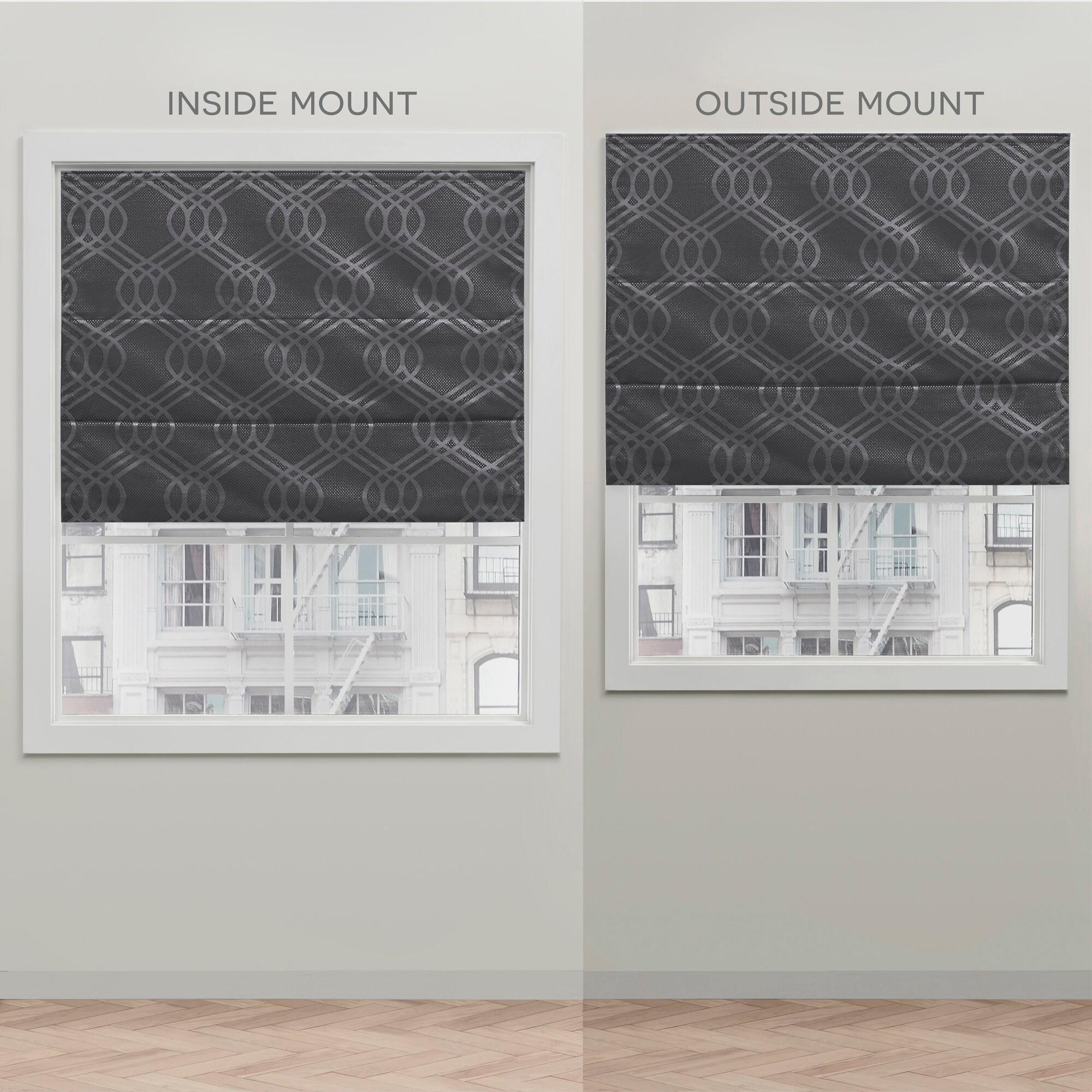 Amalgamated Textiles Exclusive Home Prague Trellis 100% Blackout Roman Shade