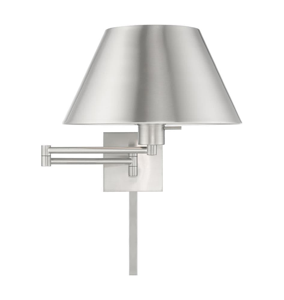 Livex Lighting 1 - Light Wall Light in  Brushed Nickel