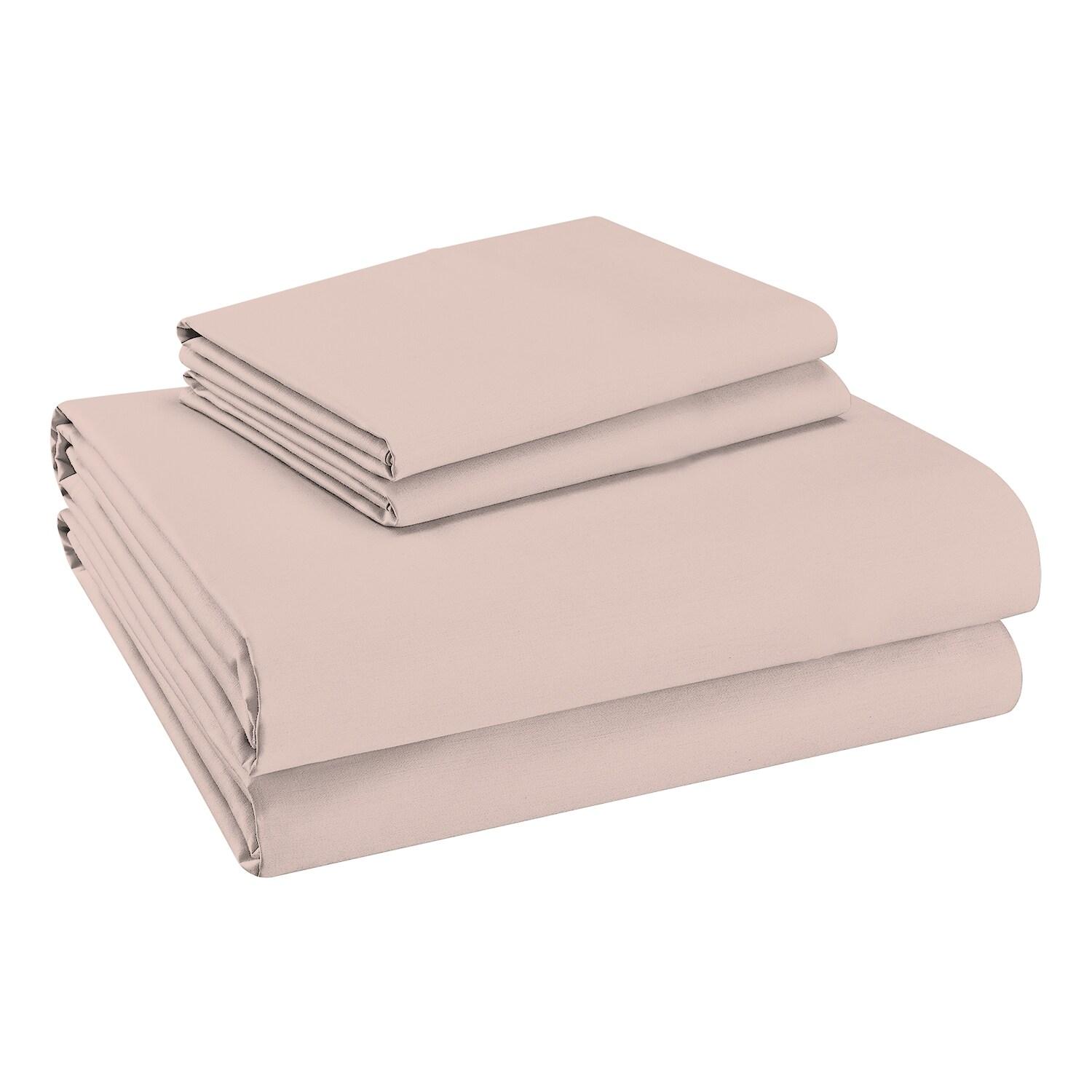 100% Cotton Lightweight Percale Weave Sheet Set