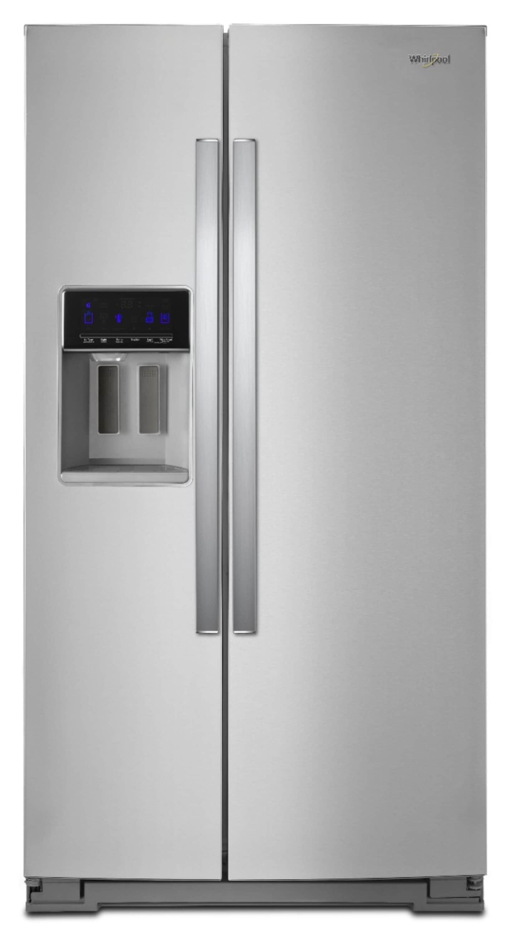 Stainless Steel 28 Cu. Ft. Side-by-Side Refrigerator with Ice Maker