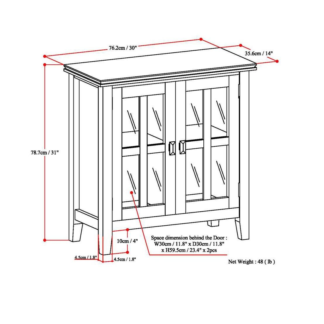 Artisan Low Storage Cabinet