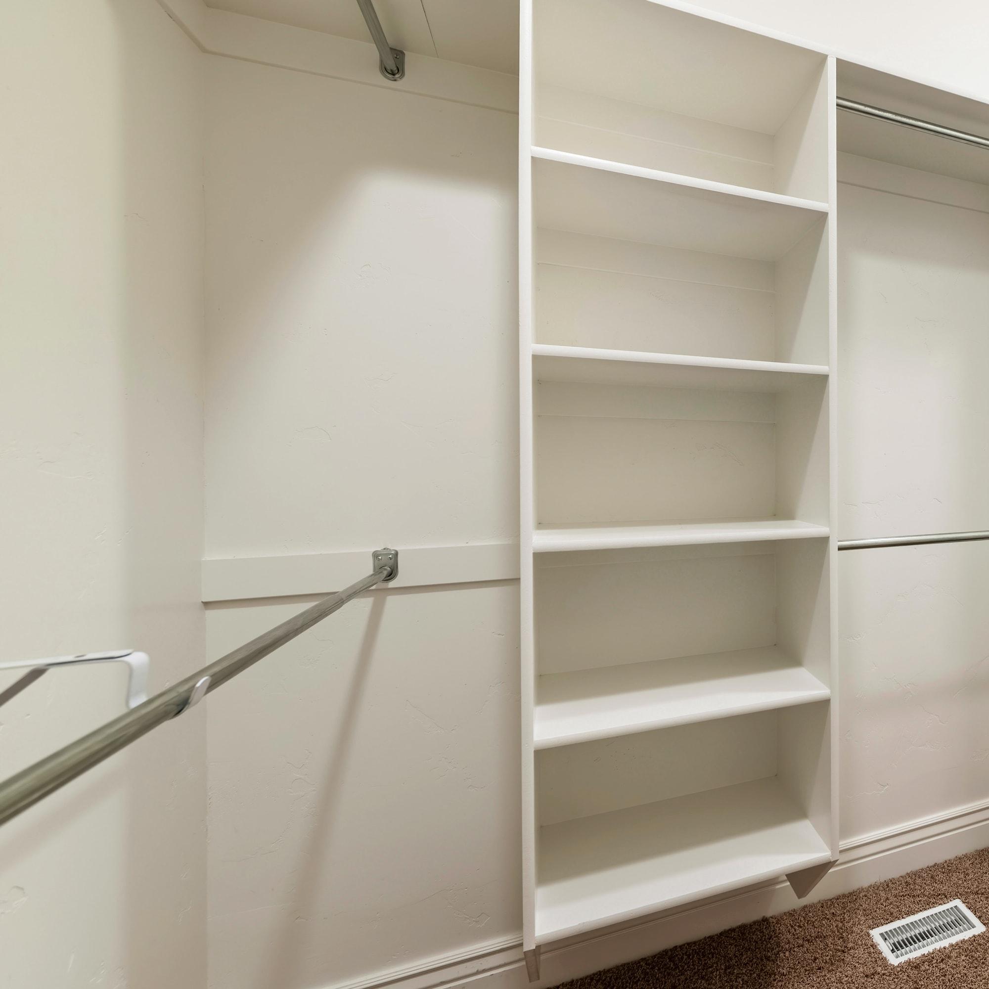Adjustable Silver Stainless Steel Closet Rod in Polished Chrome 48 to 72-Inch