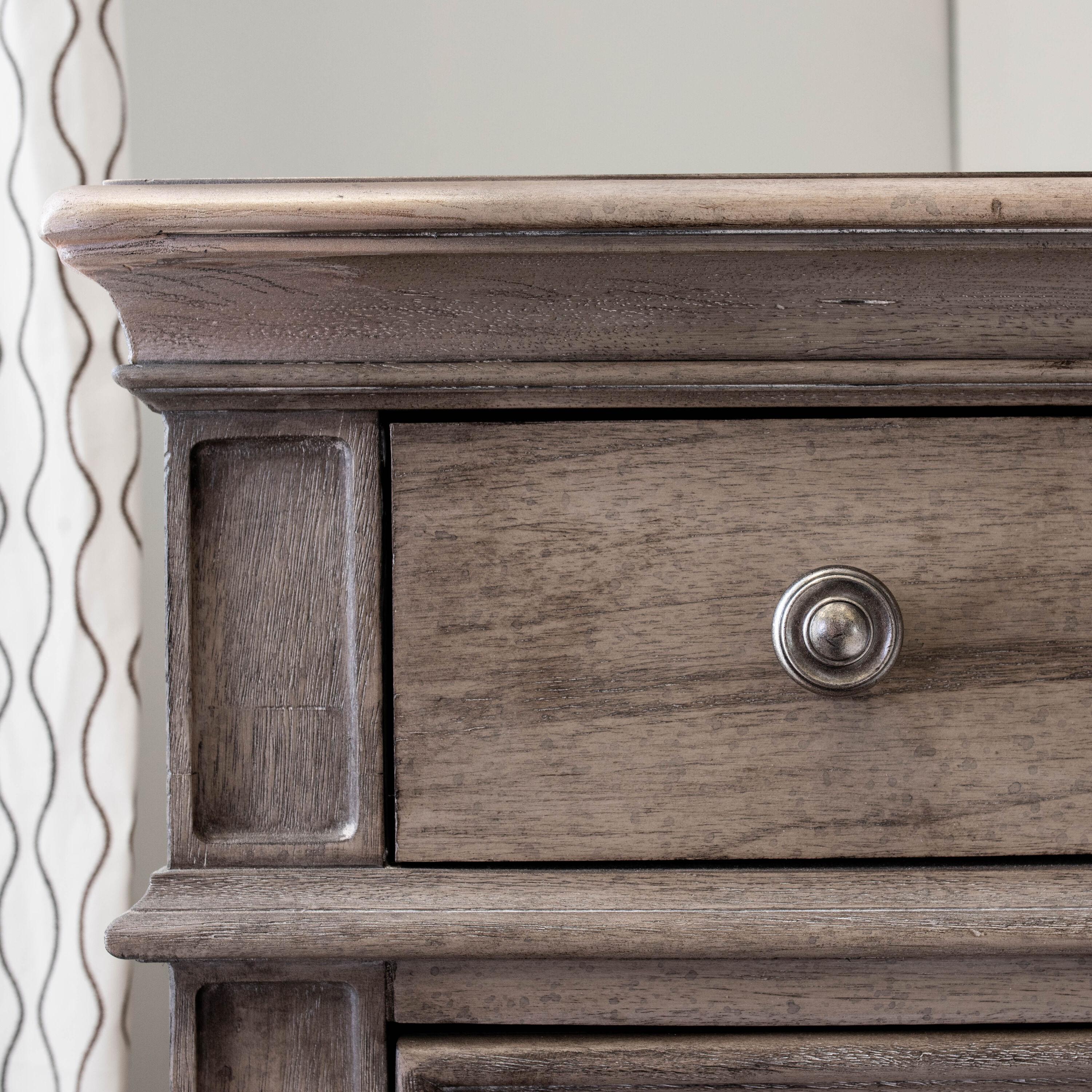 Highland Park Driftwood Gray Wood 3-drawer Nightstand