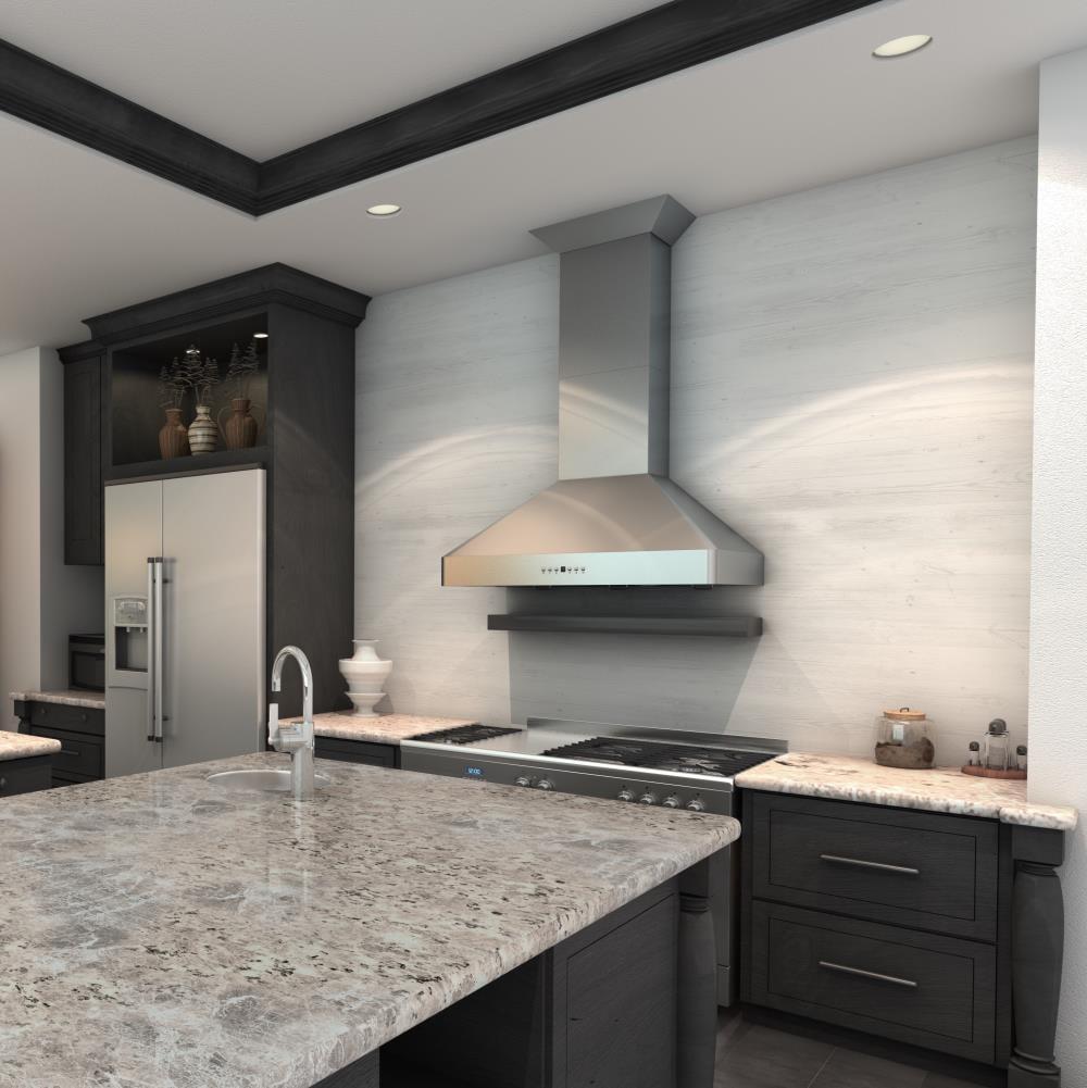 ZLINE ZLINE 36 in. Ducted Wall Mount Range Hood in DuraSnow Stainless Steel (8KF2S-36) KF2-36