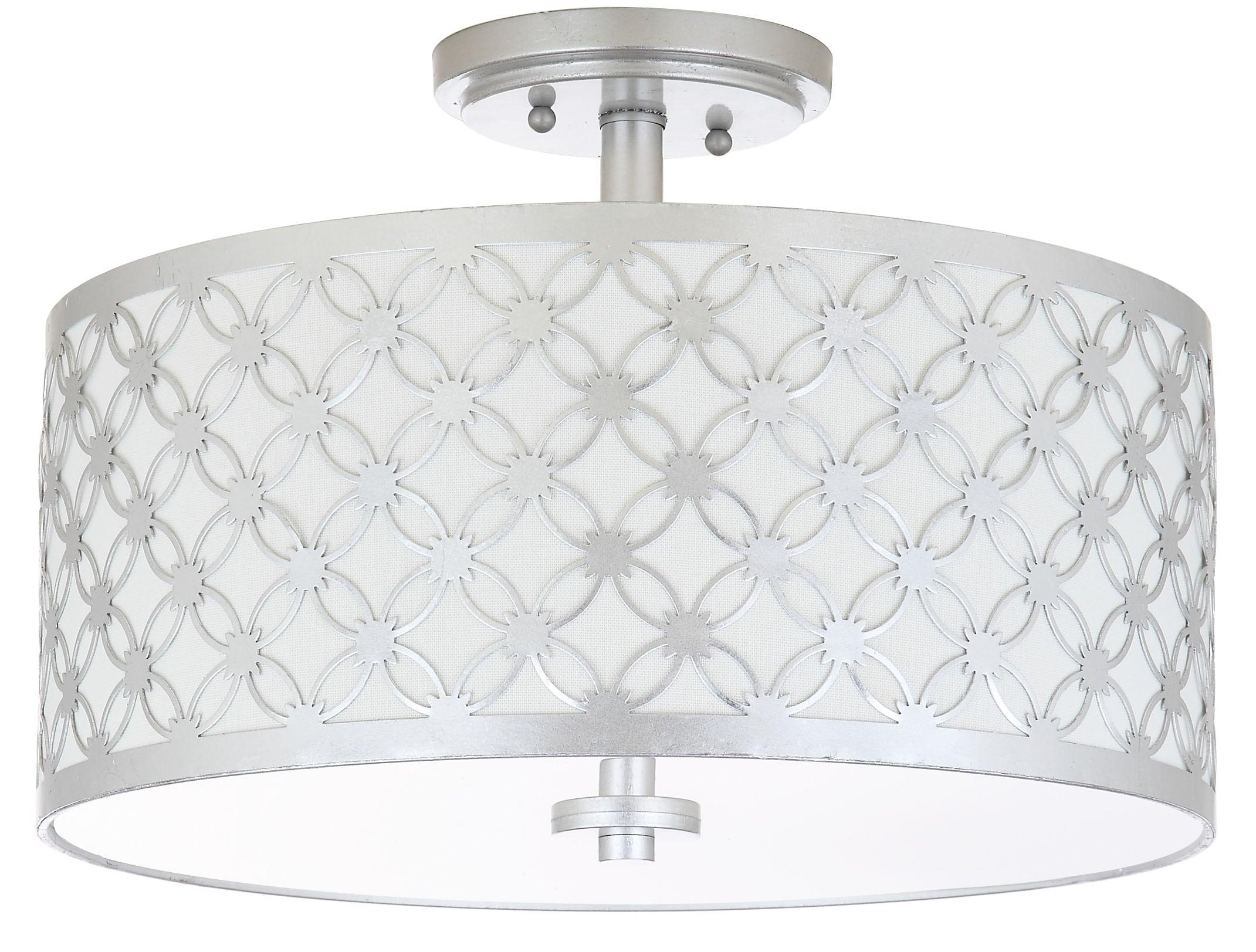 Hutch Flush Mount - FLU4002 - Silver - Safavieh