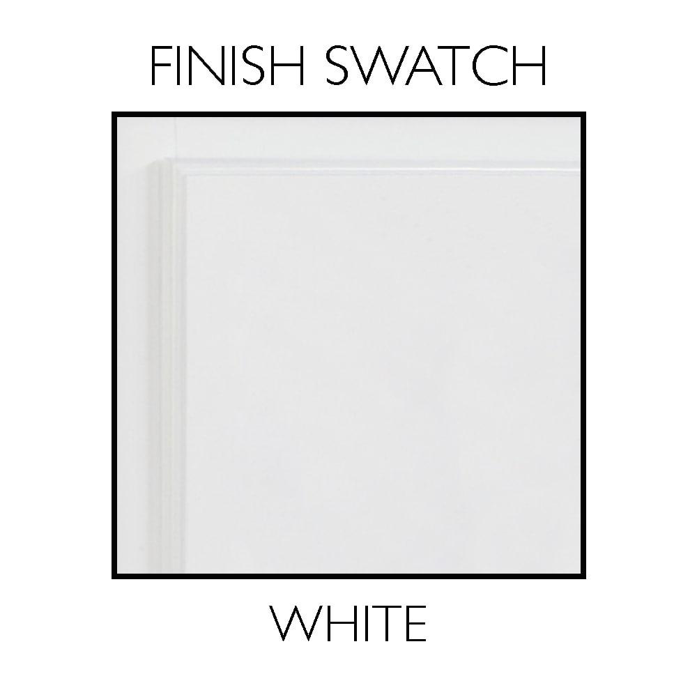 24 Inch Bathroom Medicine Cabinet, Wall Mounted, 3 Mirror, Doors White – Design House, 535849-WHT
