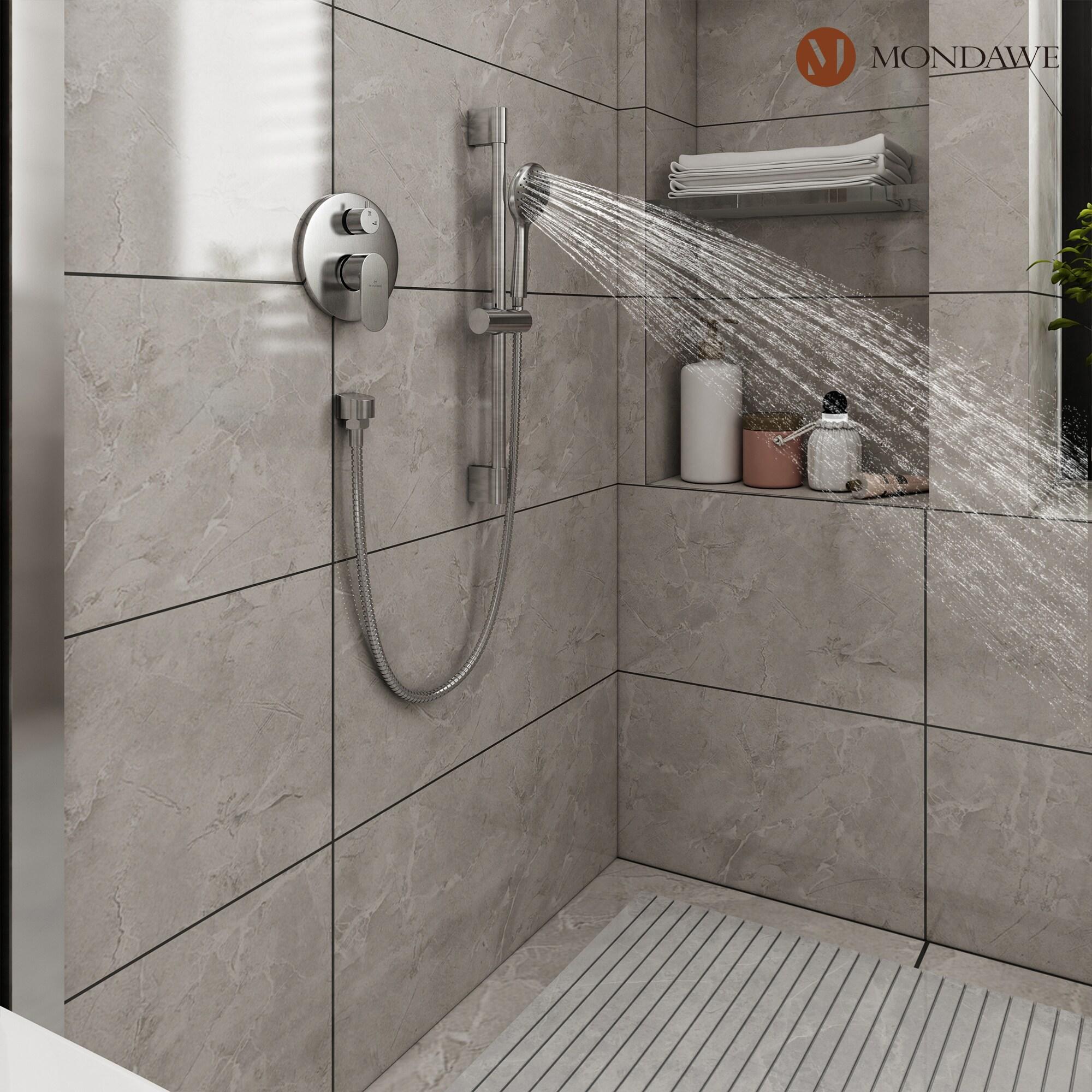 Calliope Wall Mounted 2-Function Retro Pressure-Balanced Shower System with 3 Setting Handheld