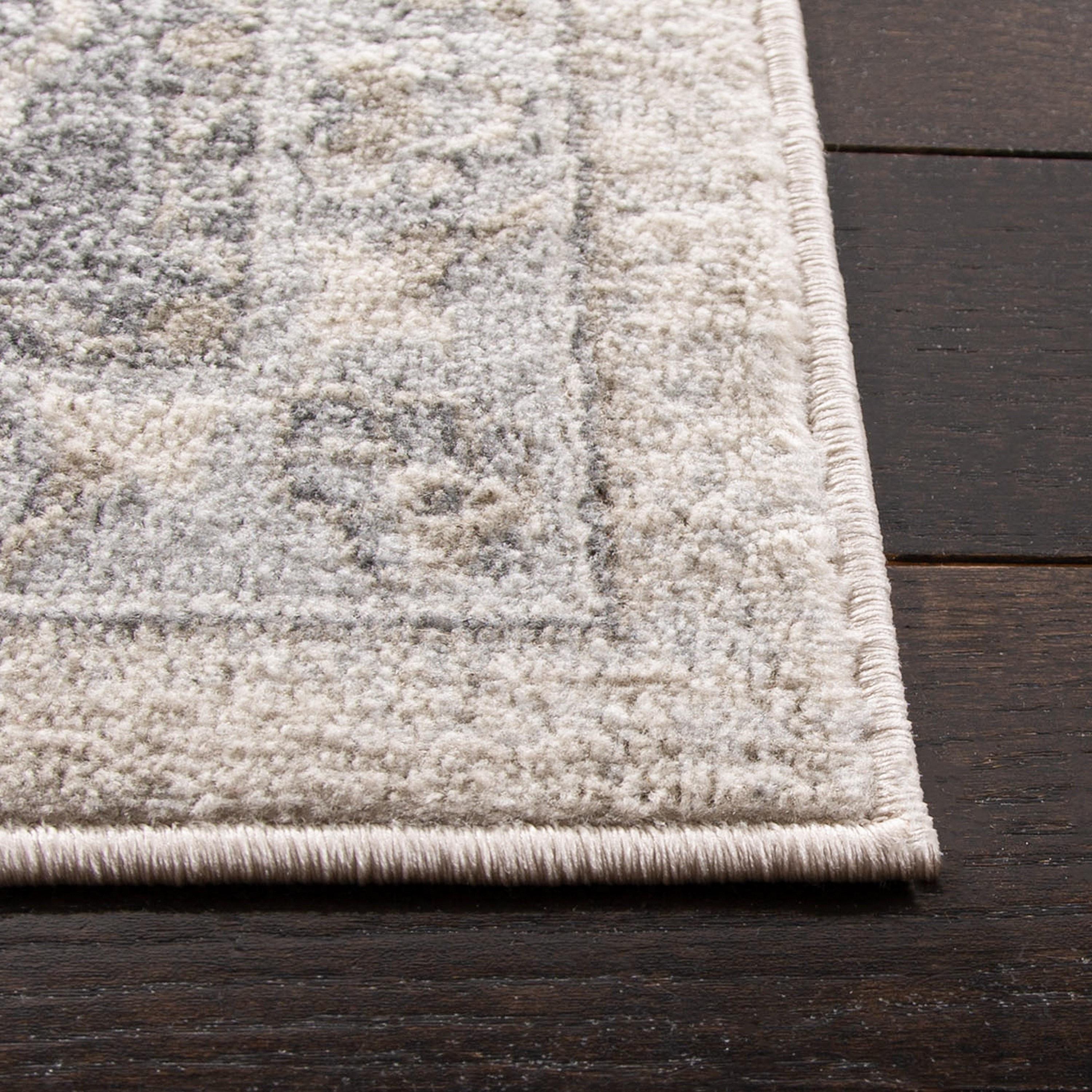 SAFAVIEH Brentwood Jameson Floral Bordered Area Rug, 12' x 15', Cream/Grey