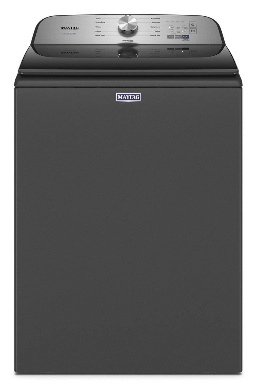 Maytag MVW6500MBK 4.7 Cu. Ft. Volcano Black Pet-Pro Top-Load HE Electric Washer