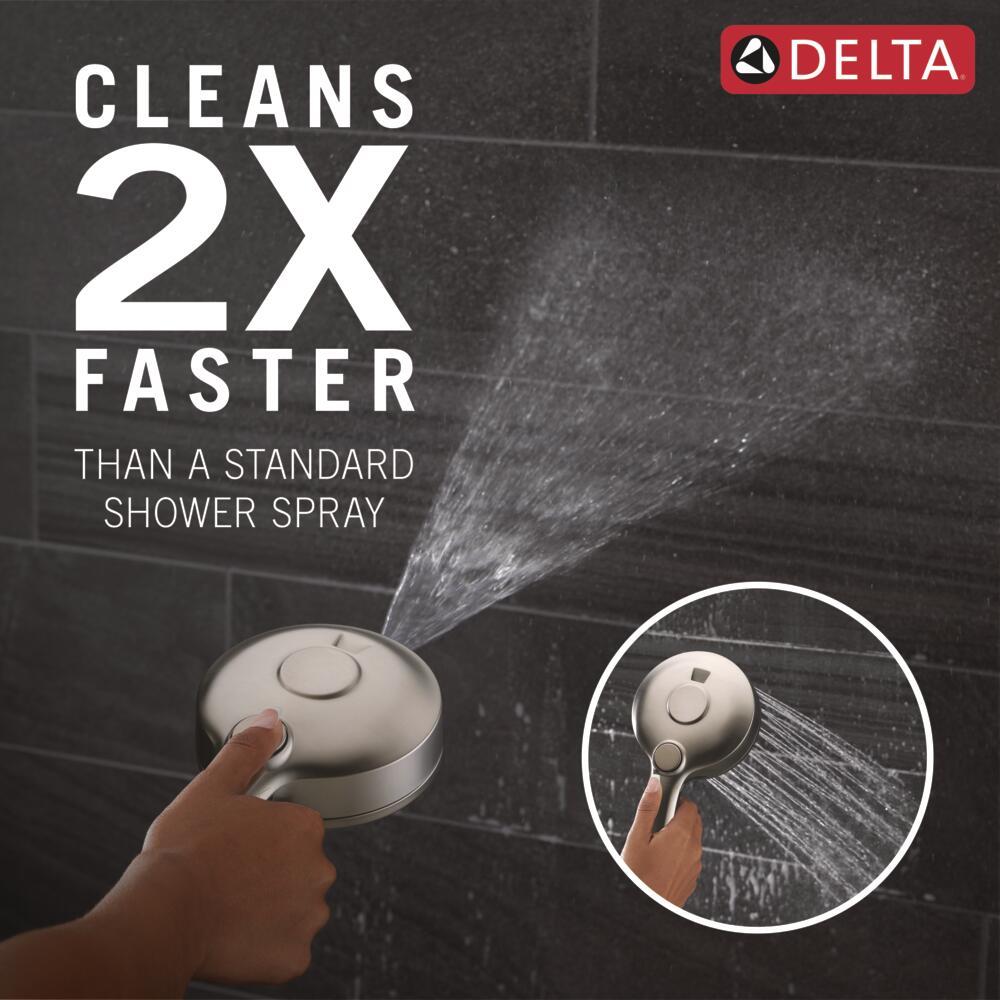 5-Setting HydroRain 2-in-1 Dual Shower Head with ProClean Spray