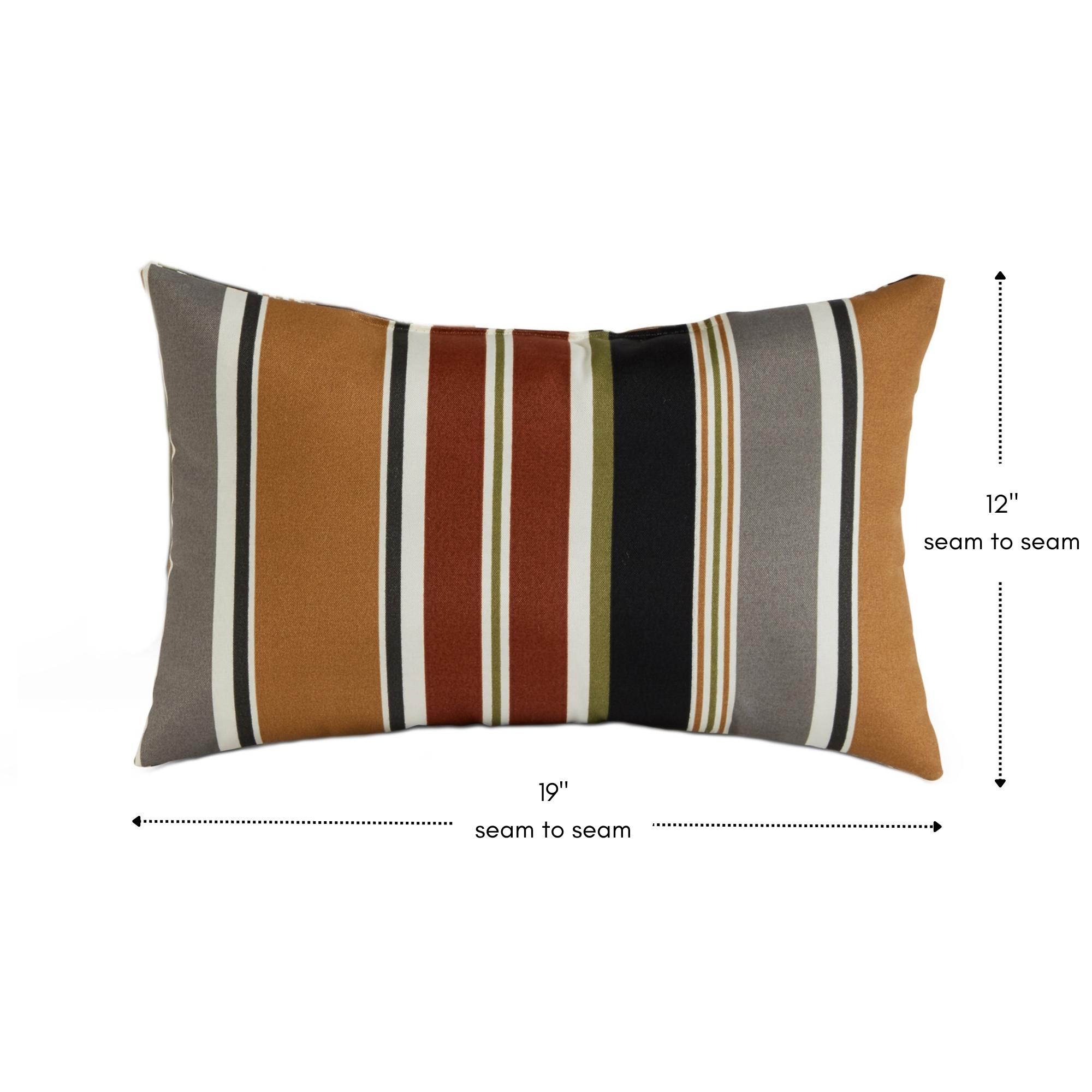 Indoor/Outdoor Reversible Throw Pillow