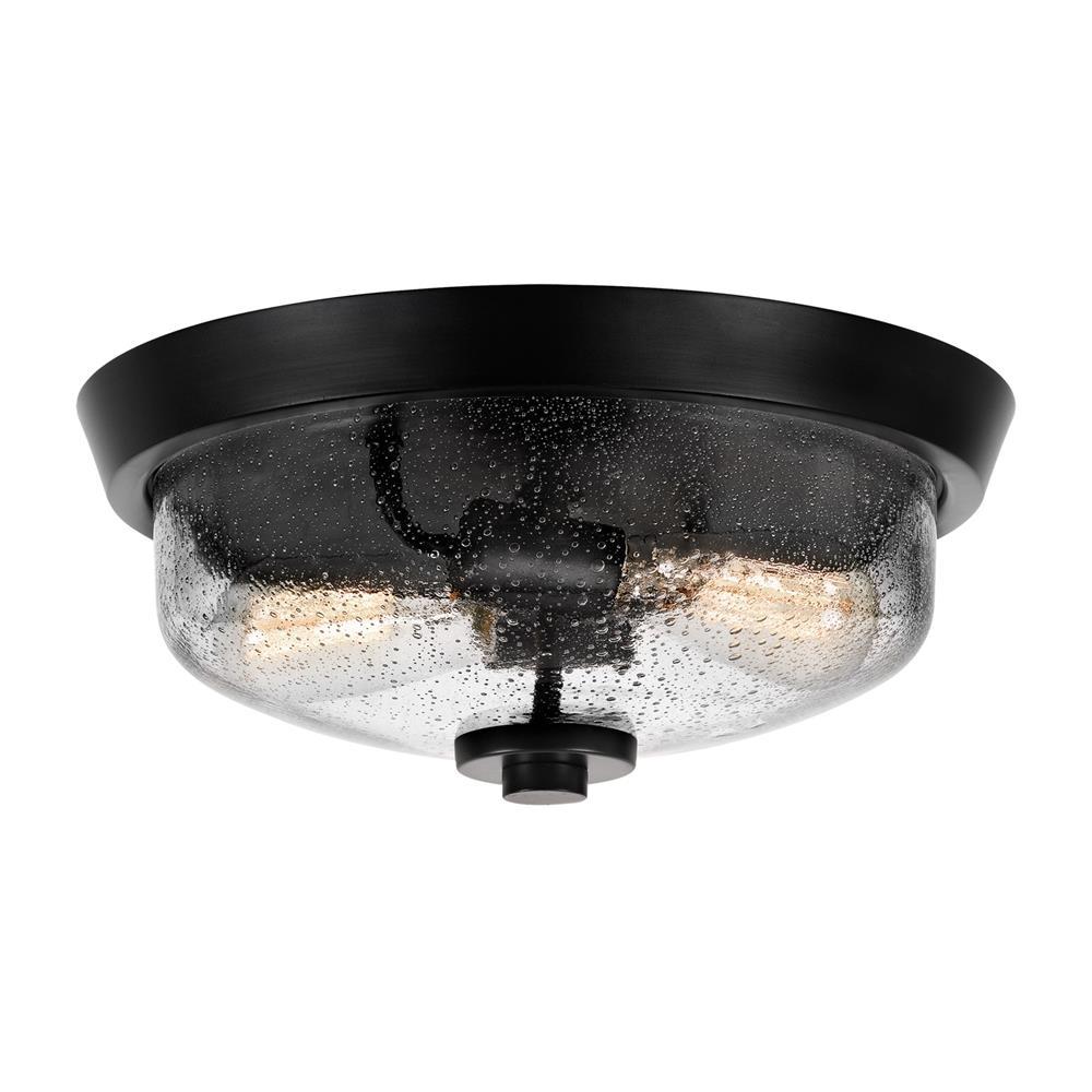 Quoizel Lighting Radius 2 - Light Flush Mount in  Earth Black