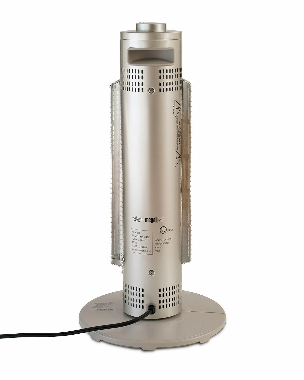 HeatMate HeatMate Sengoku 420 Watt 1433.04 BTU Electric High Efficiency Tower Space Heater