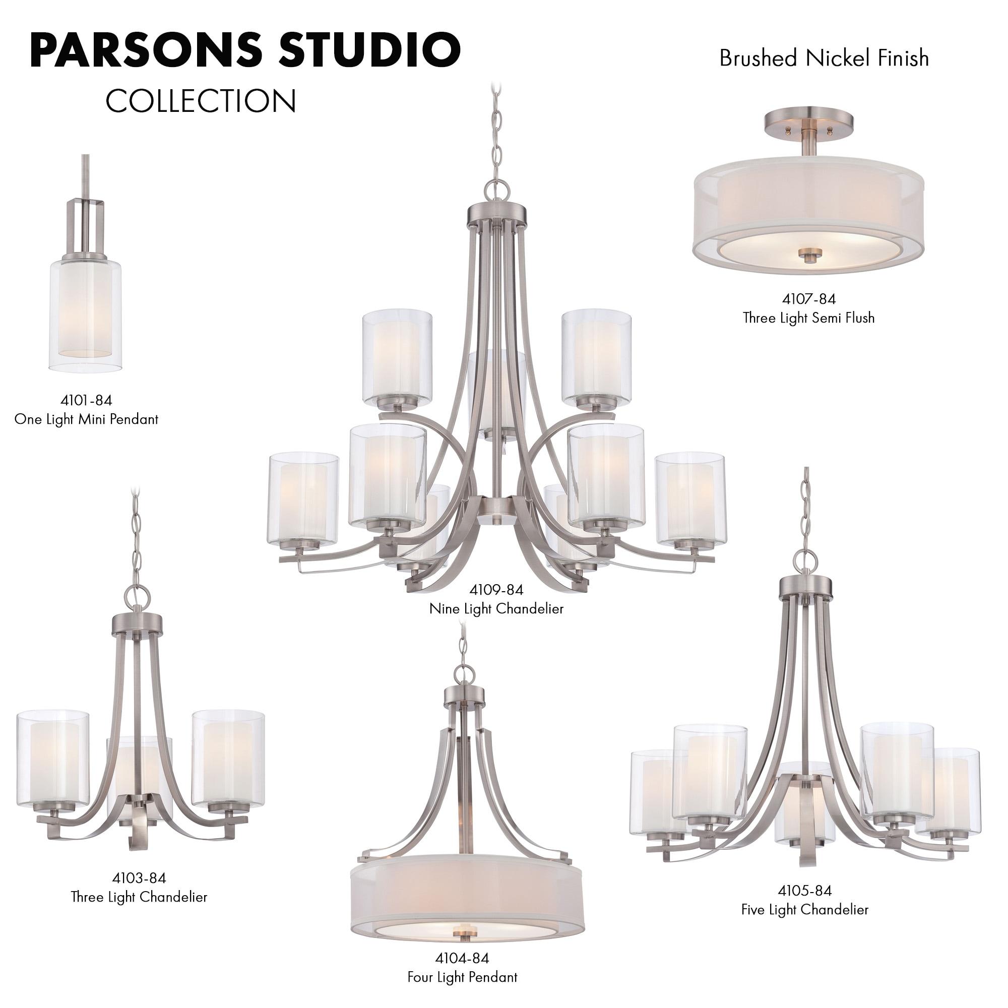 Minka Lavery - Parsons Studio - 3 Light Bath Bar in Transitional Style - 8.75
