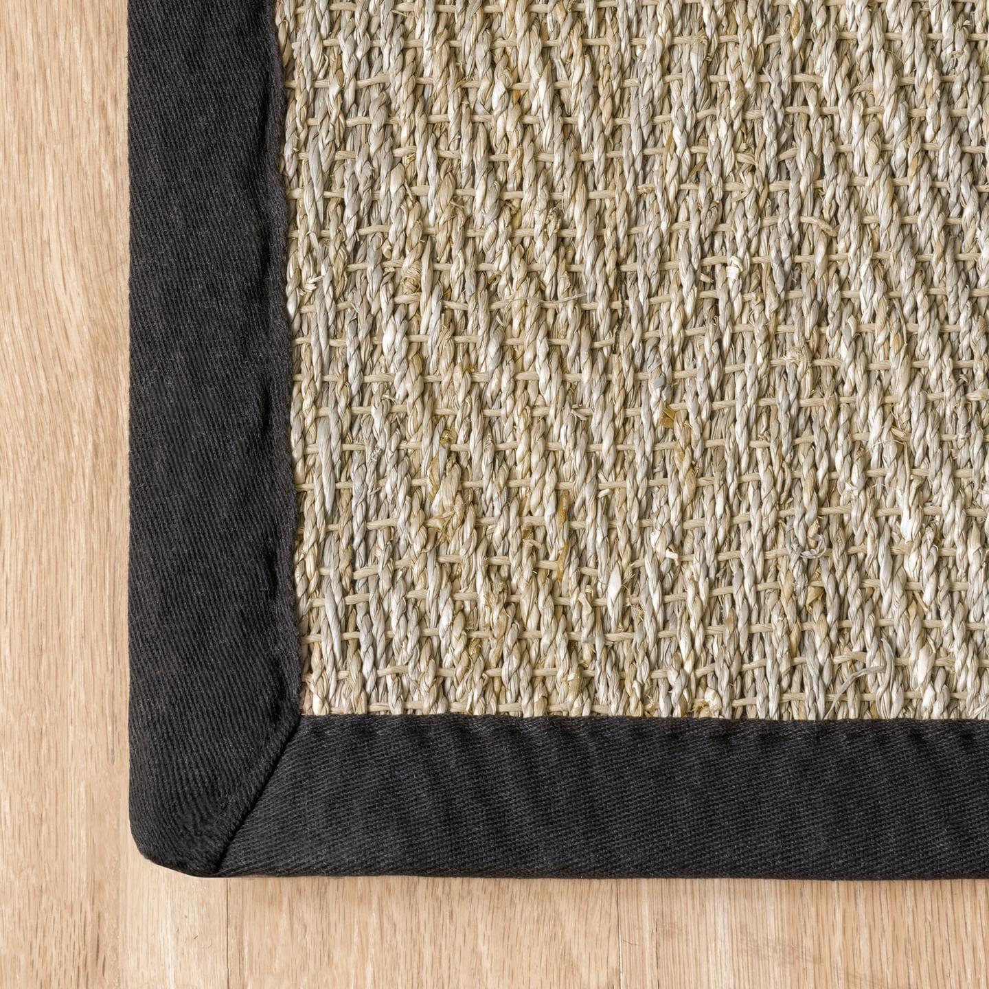 Nuloom Larnaca Seagrass Herringbone Indoor Area Rug, Oval 5' x 8'