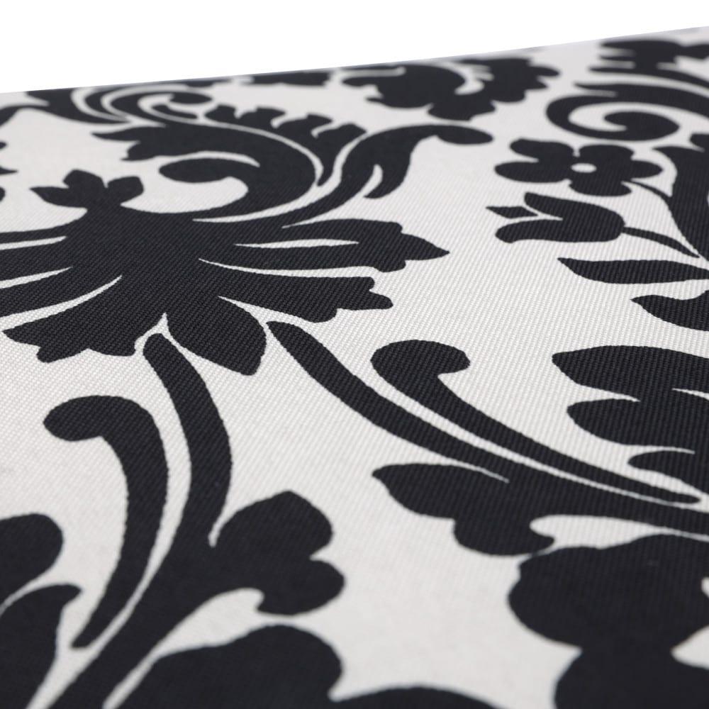 Pillow Perfect Essence Onyx Damask Indoor/Outdoor Reversible Throw Pillow (Set of 2)