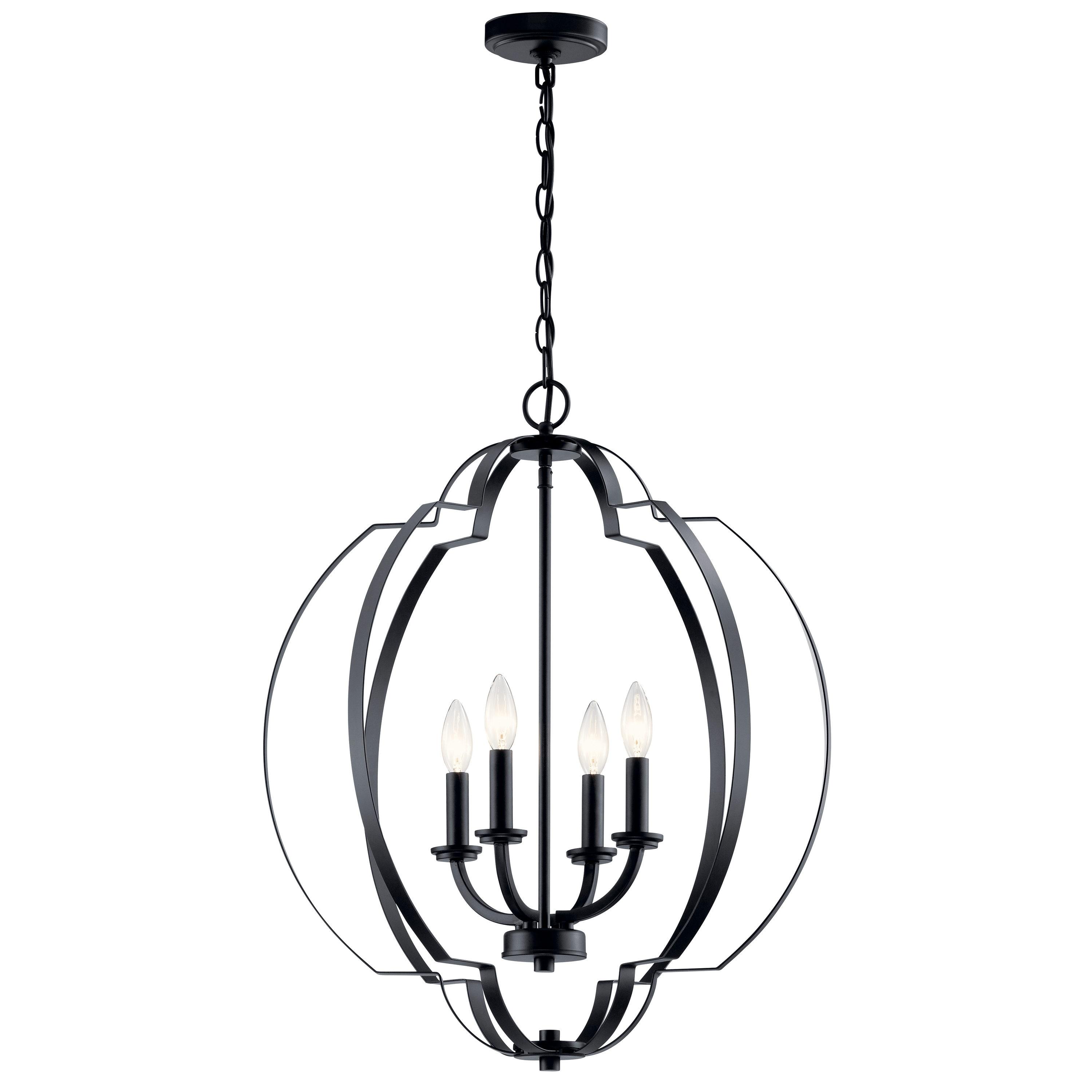 Kichler Lighting Voleta 4 - Light Pendant in  Black