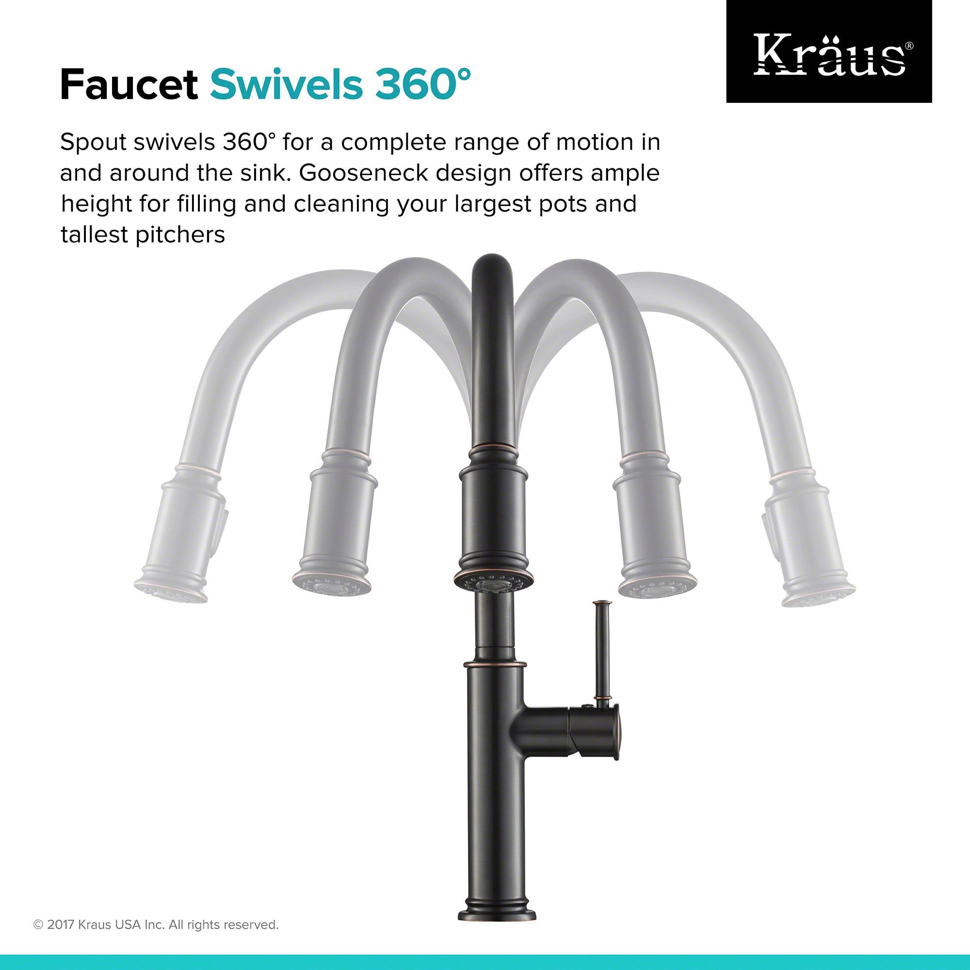 Sellette Pull Down Single Handle Kitchen Faucet