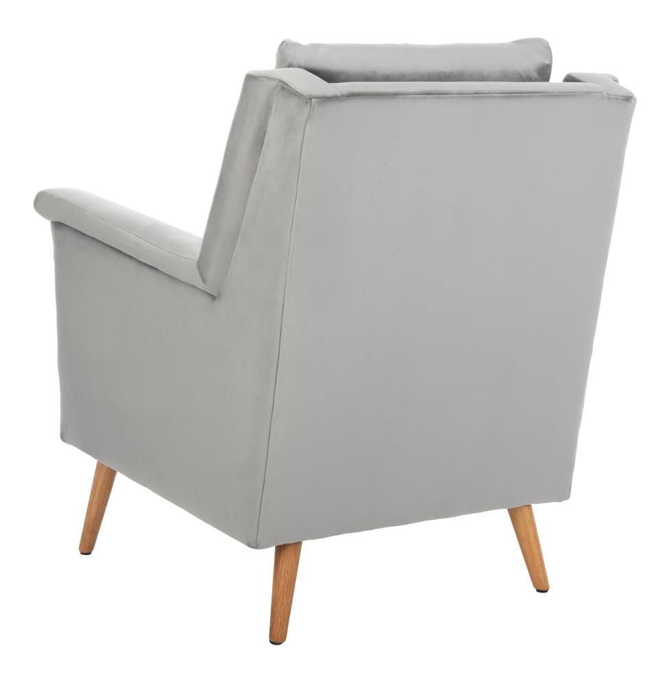 Astrid Mid-Century Arm Chair - Stone/Natural - Safavieh